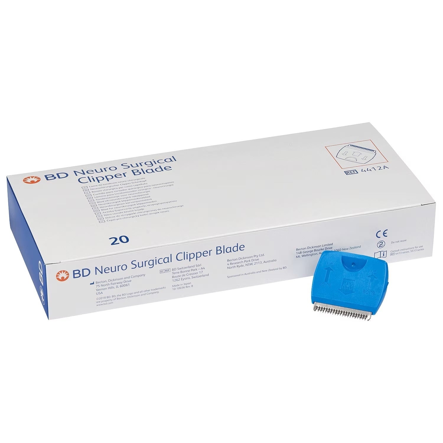 BD Neuro Surgical Clipper Blade | Pack of 20 | Short Expiry Date