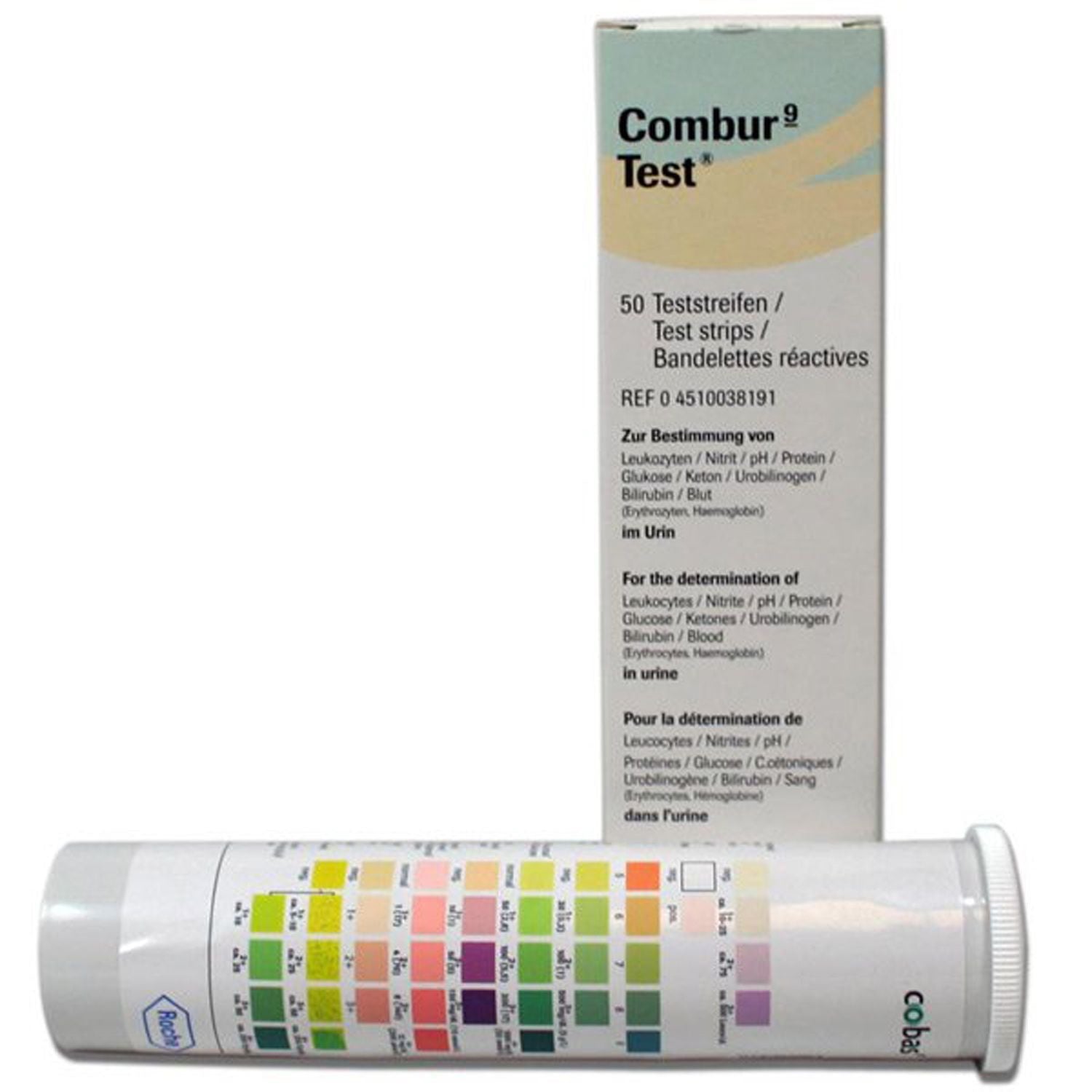 Roche Urinalysis Reagent Strips Combur9 Test | Pack of 50 | Short Expiry Date