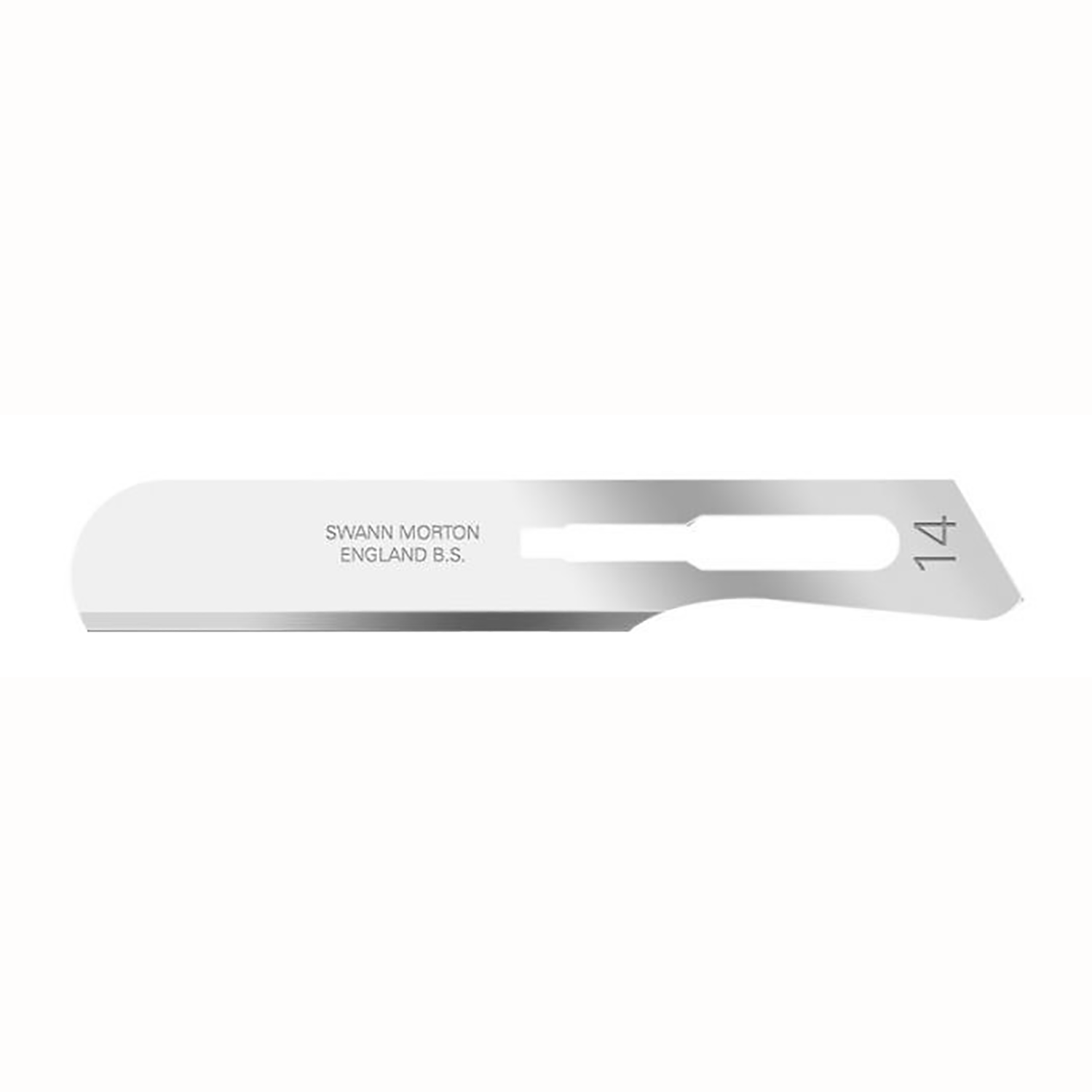 Swann Morton Carbon Steel Surgical Blades | No.14 | Pack of 100 | Short Expiry Date