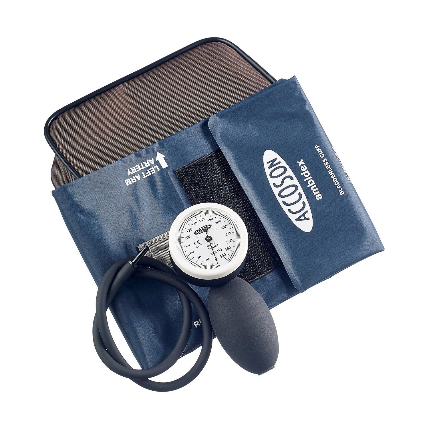 Accoson Limpet Aneroid with Ambidex Velcro Cuff & Straight Tube