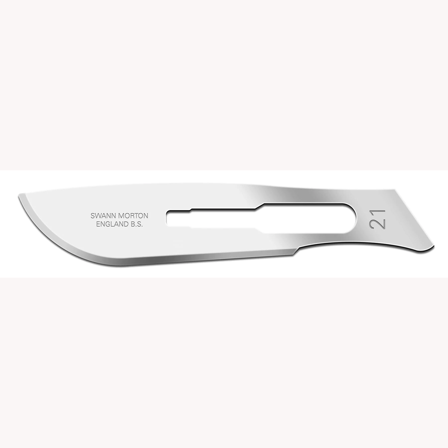 Swann Morton Stainless Steel Surgical Blade | No.21 | Sterile | Pack of 100