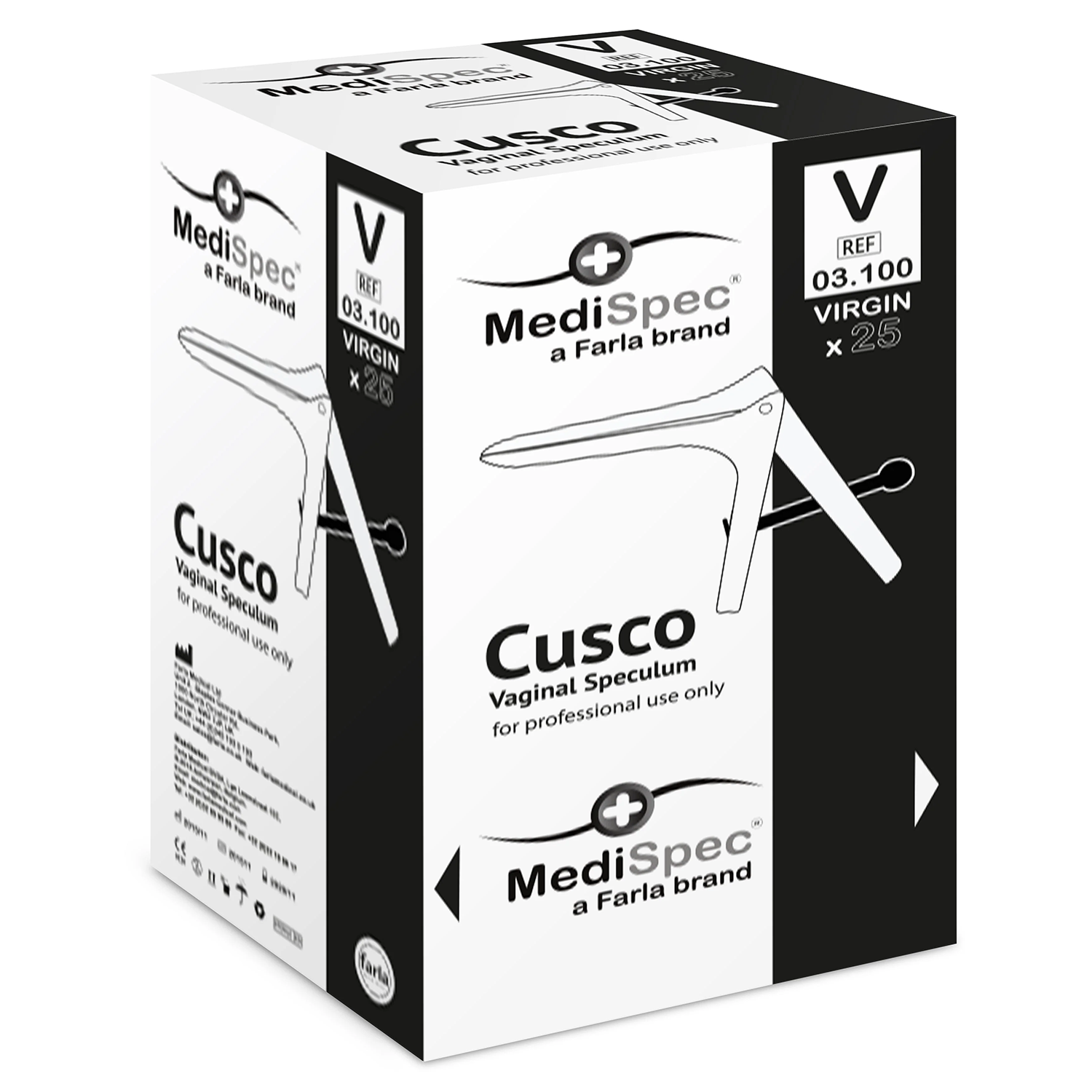 MediSpec Cusco Vaginal Speculum (Locking Mechanism) | Pack of 100 (3)