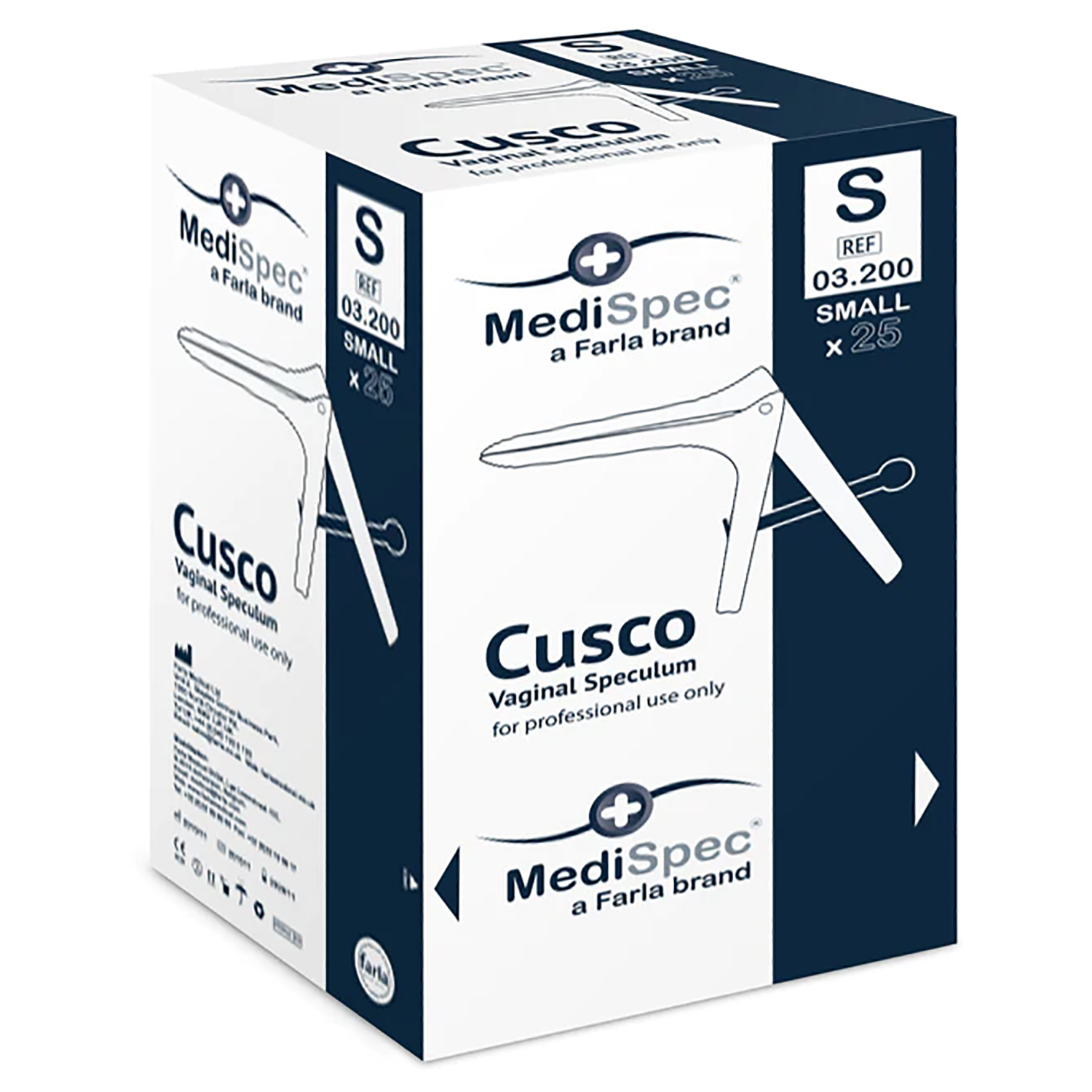 MediSpec Cusco Vaginal Speculum (Locking Mechanism) | Pack of 25 (5)