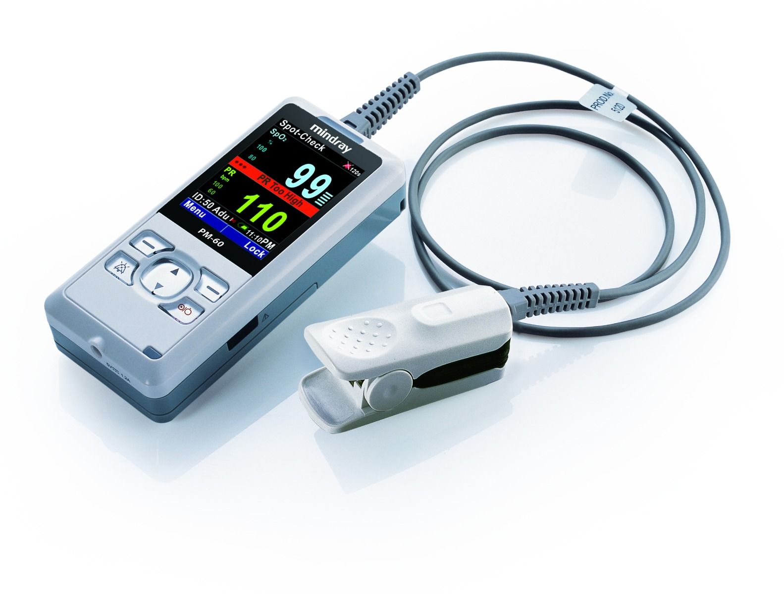PM60 Pulse Oximetry Monitor, SpO2 with Charger Package
