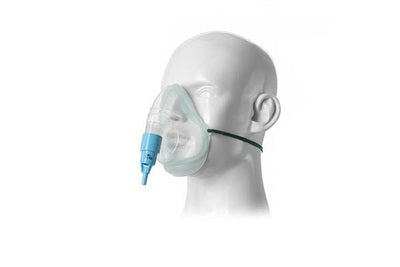 Intersurgical EcoLite Oxygen Mask | Adult | 24% Venturi Valve | Blue | Pack of 40