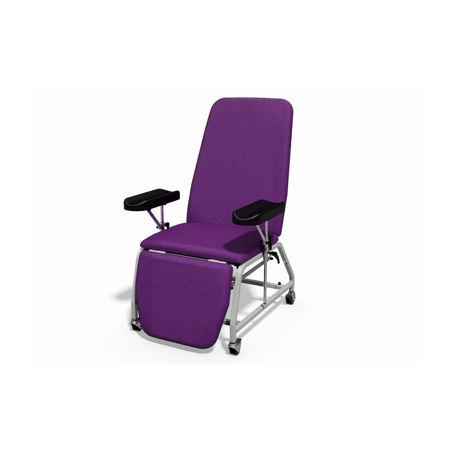 Plinth 2000 Model 113B Reclining Phlebotomy Chair | Grape