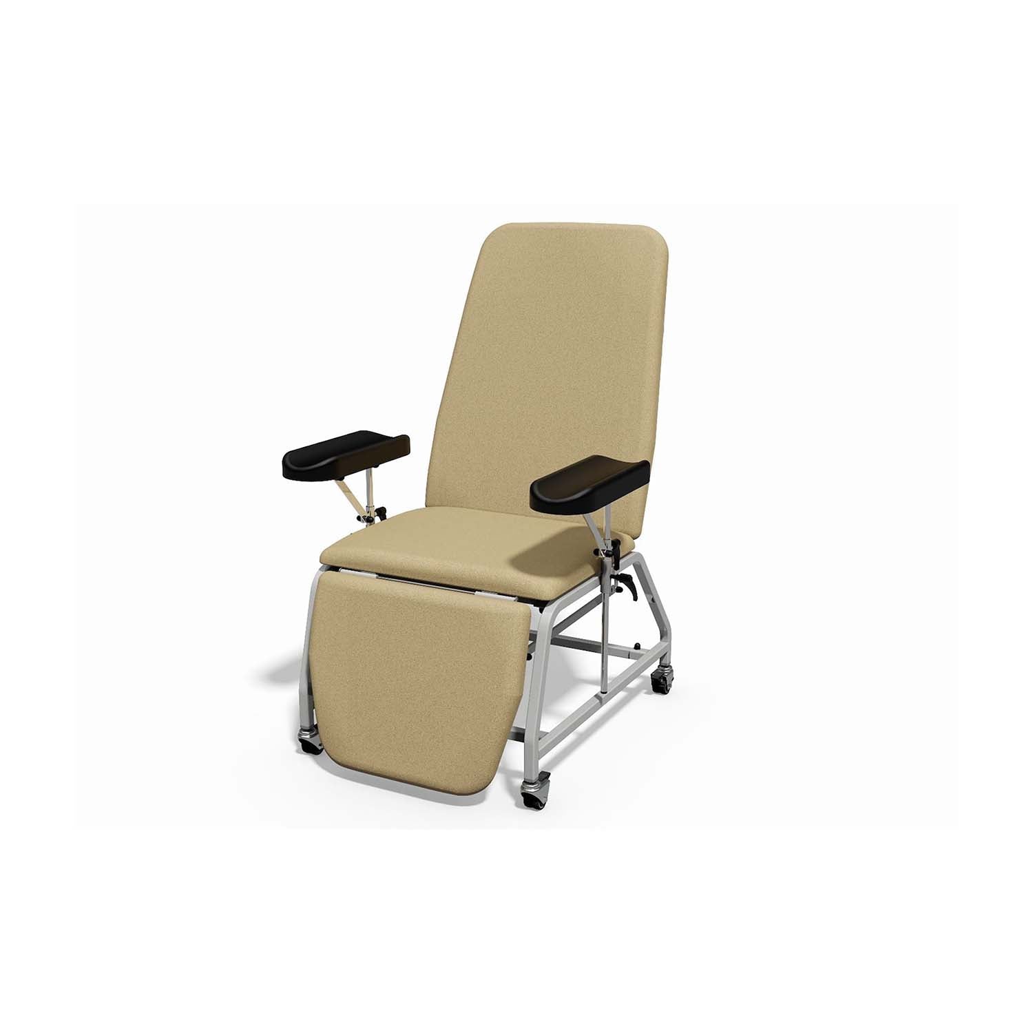 Plinth 2000 Model 113B Reclining Phlebotomy Chair | Almond