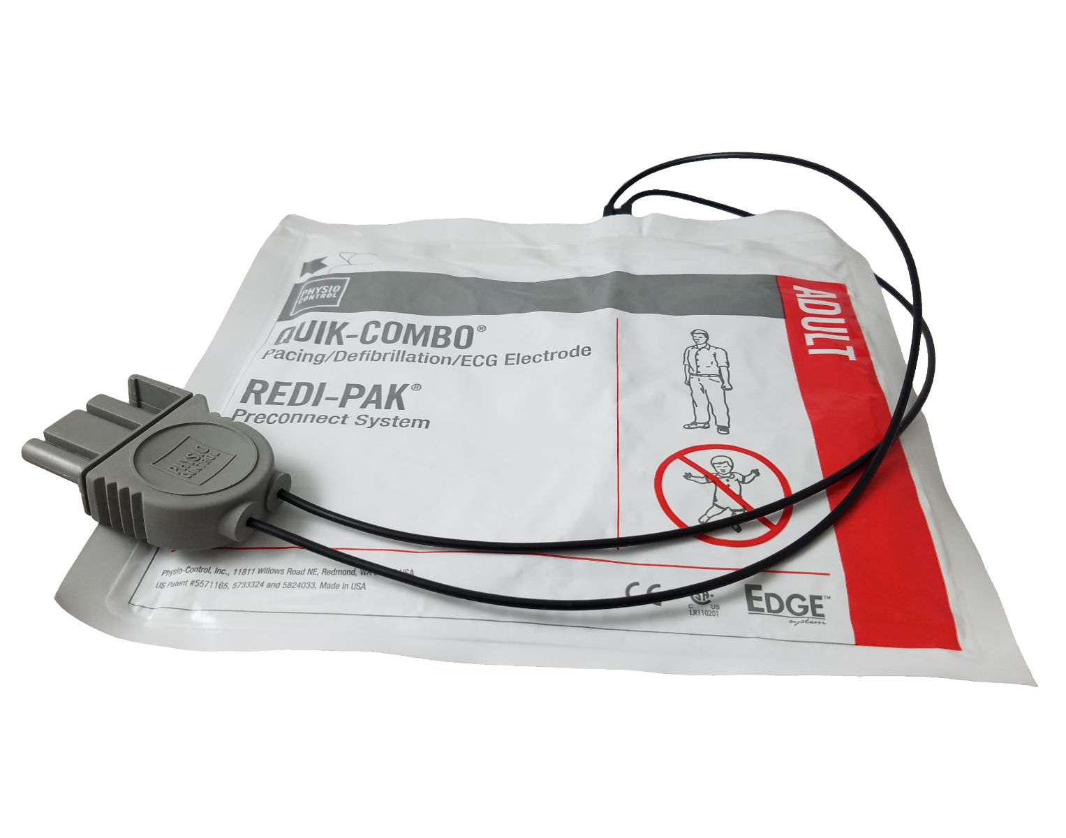 EDGE System Electrodes with QUIK-COMBO Connector and REDI-PAK Preconnect System