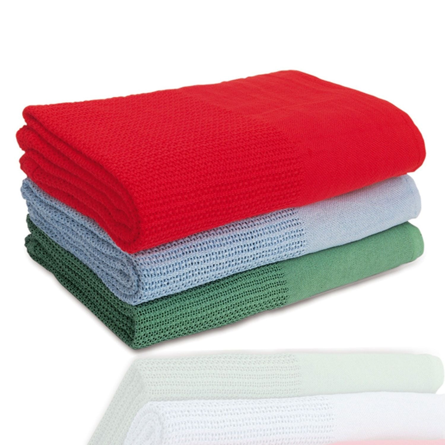 Cellular Blankets | Red | Regular