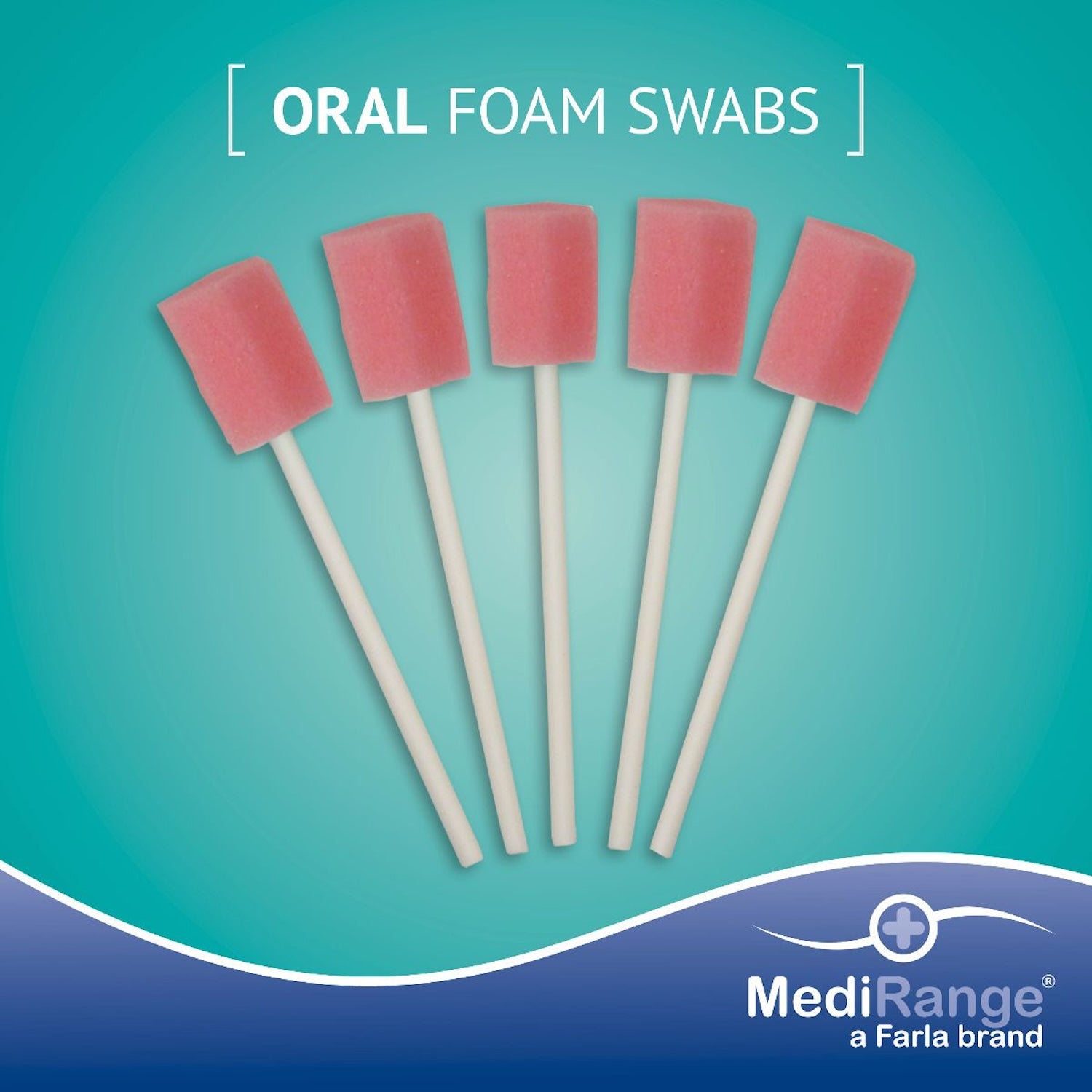 MediRange Oral Foam Swabs | Pack of 5 (1)