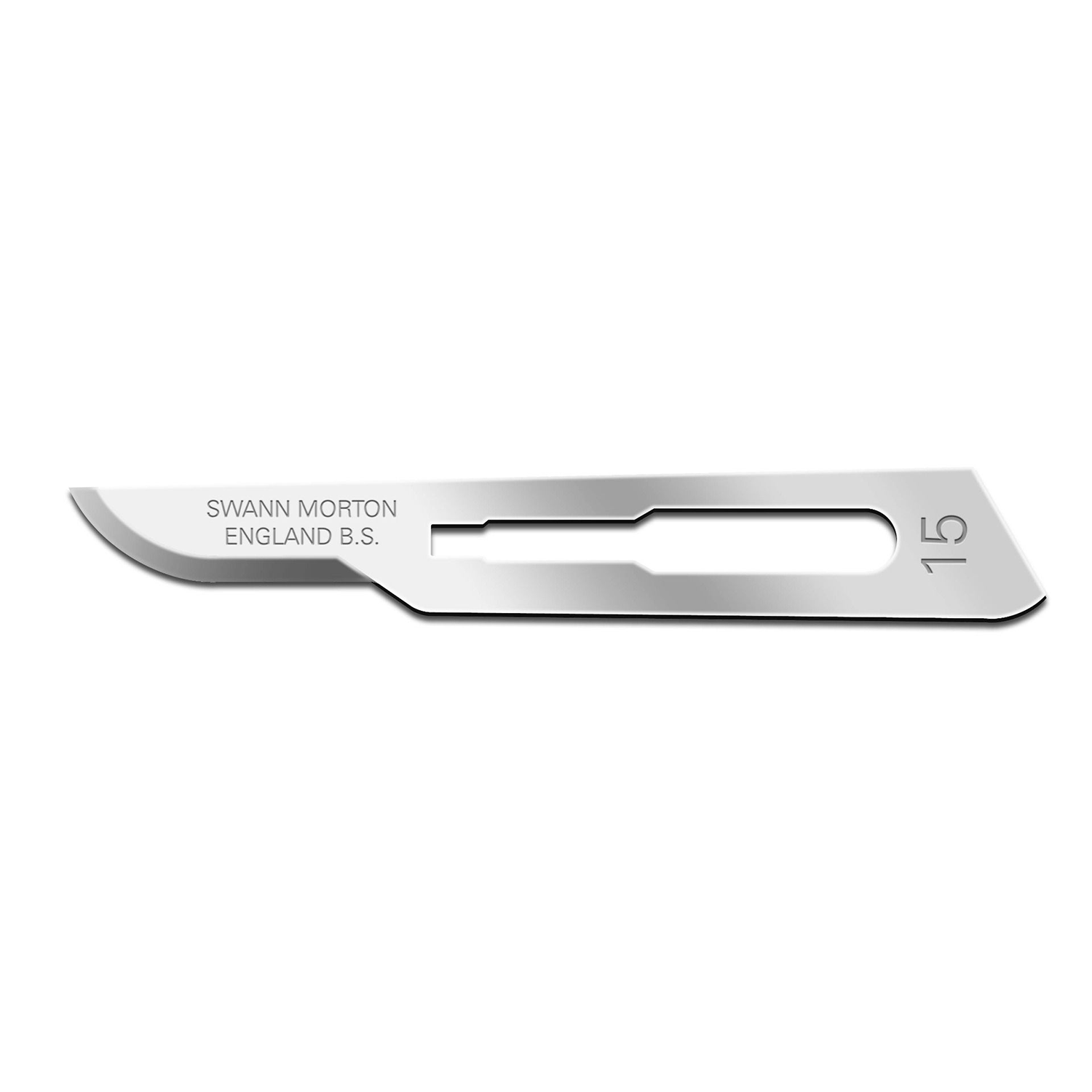 Swann Morton Carbon Steel Surgical Blades | No.15 | Non-Sterile | Pack of 100