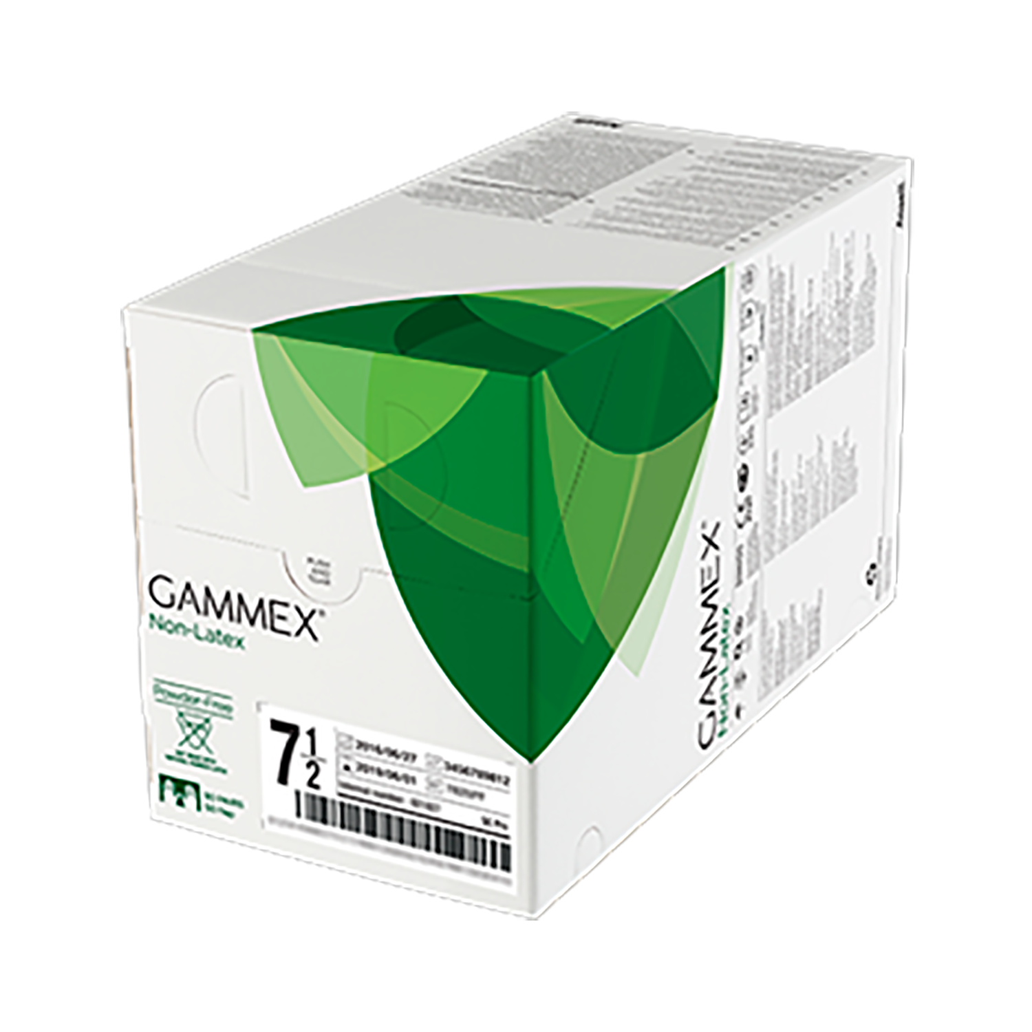Gammex PF Green Gloves | Non Latex | Sterile | Neoprene | Size 6.5 | Pack of 50 (1)