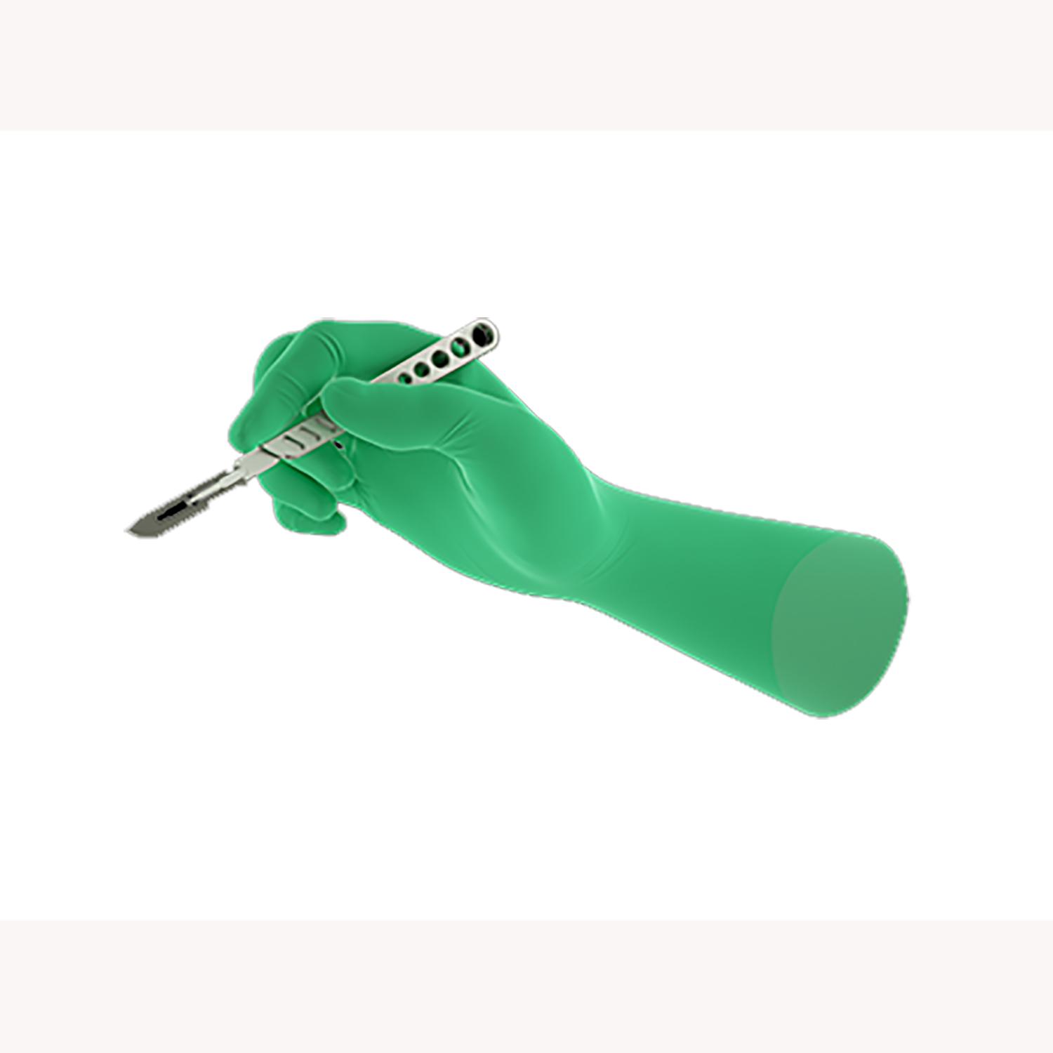 Gammex PF Green Gloves | Non Latex | Sterile | Neoprene | Size 6.5 | Pack of 50 (2)