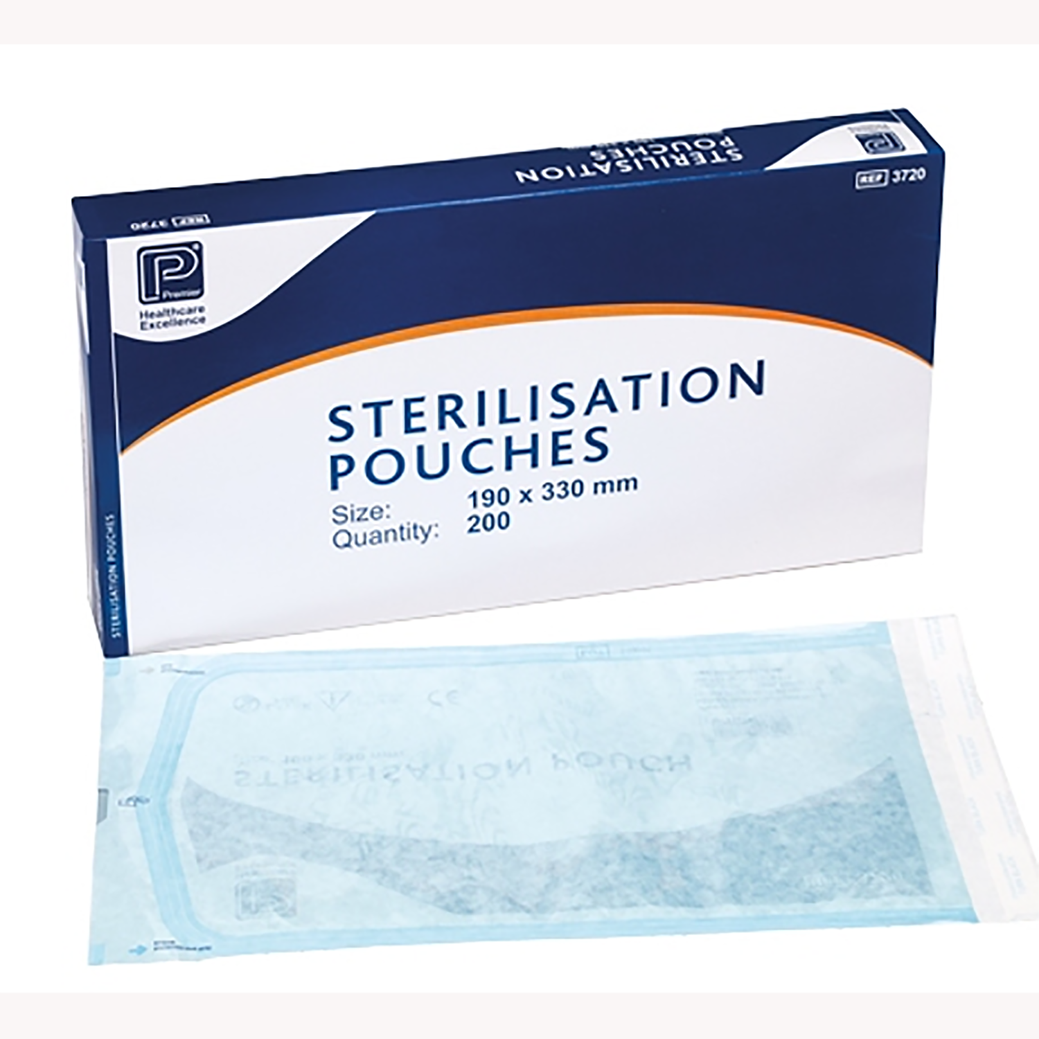 Self Seal Pouches | Sterilising | Size 190 x 330mm | Pack of 200 Pieces