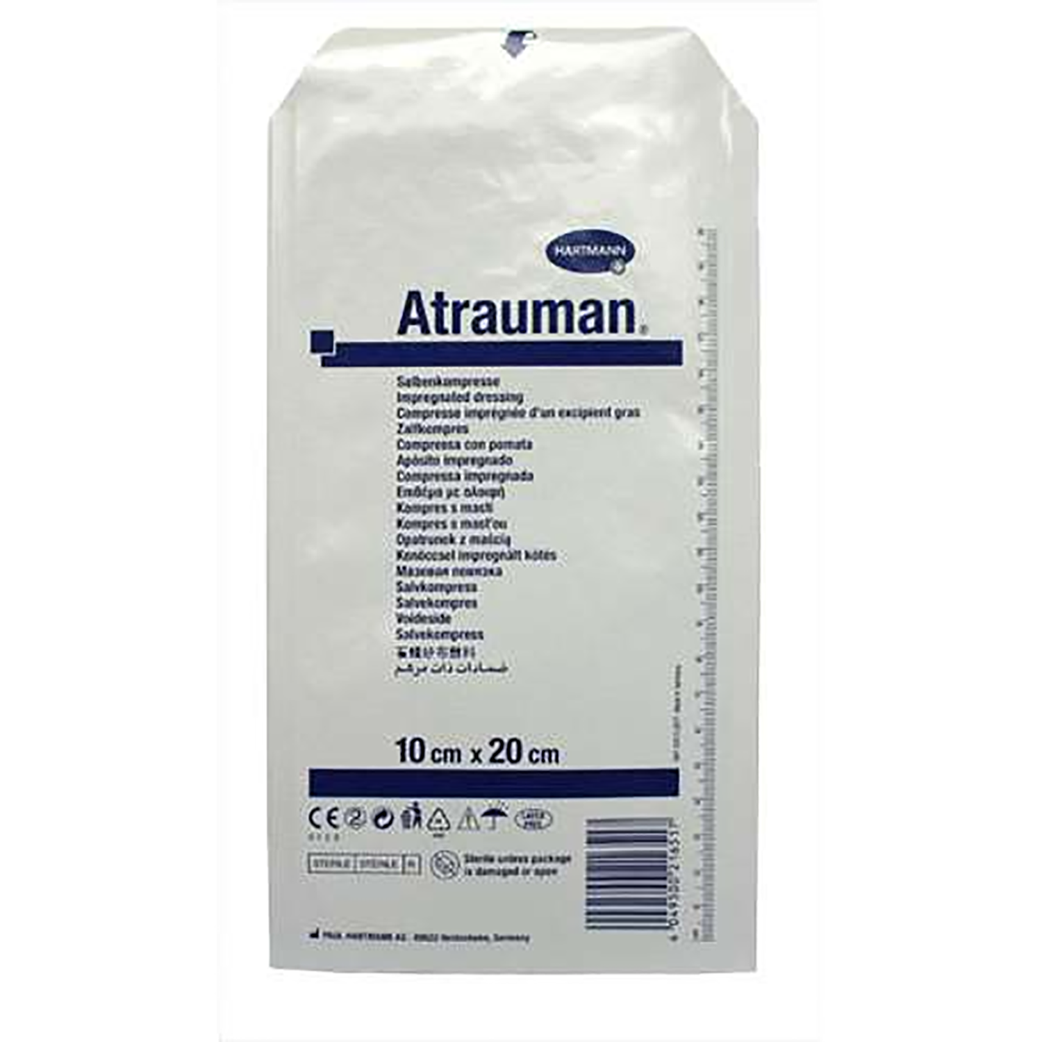 Hartmann Atrauman Tulle Dressing | 10 x 20cm | Pack of 30 | Short Expiry Date