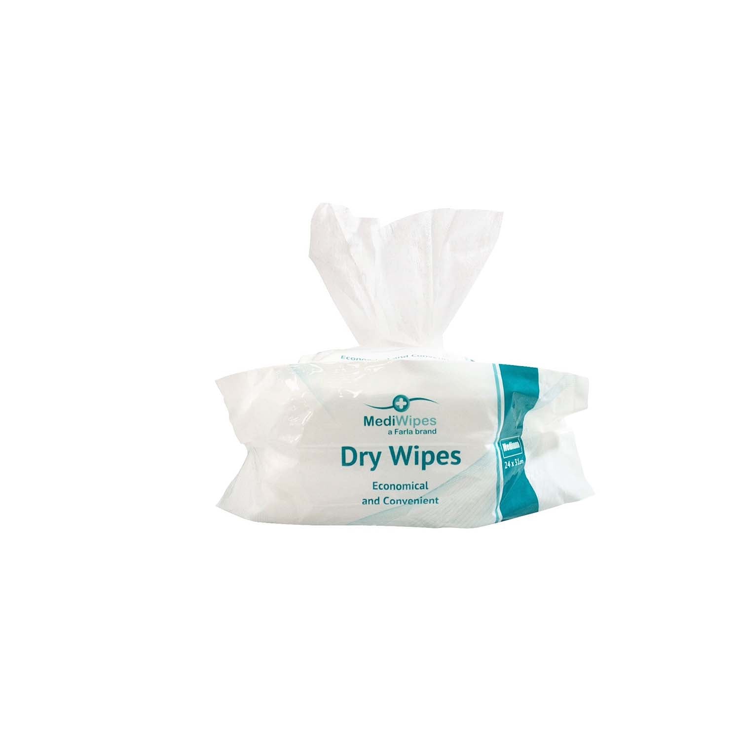MediWipes Dry Wipes | Medium | Pack of 100 (3)
