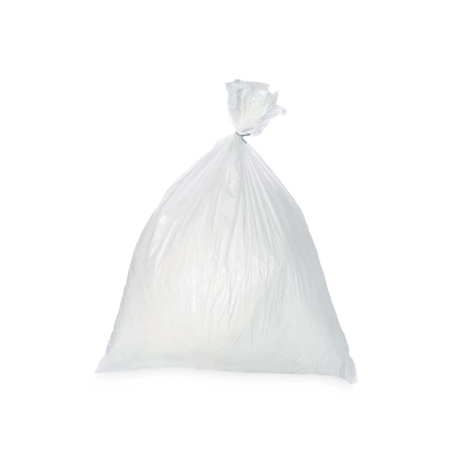 KleenMe Swing Bin Liners | White | 4.3g | 30x55x69cm | Flat Pack | Pack of 100 (1)