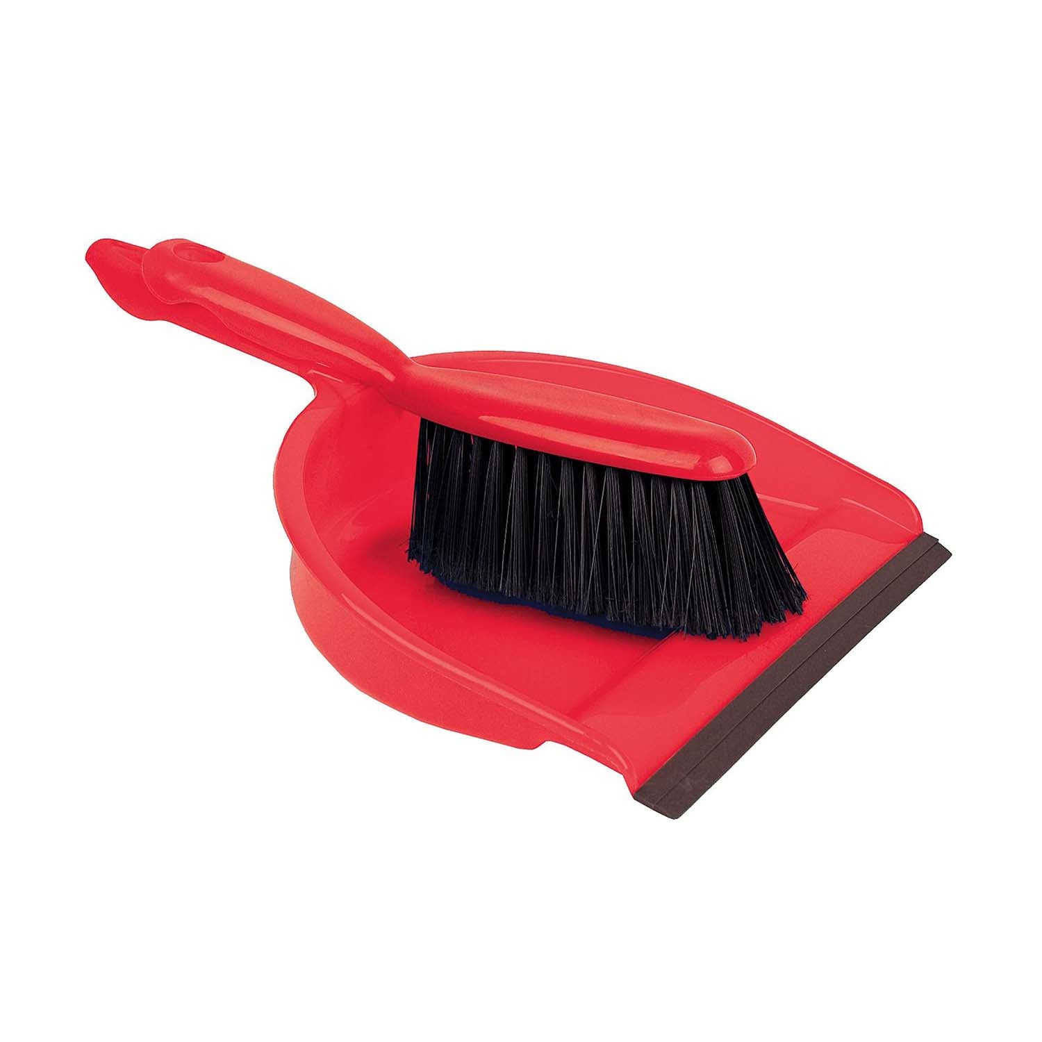 KleenMe Dustpan with Brush | Red