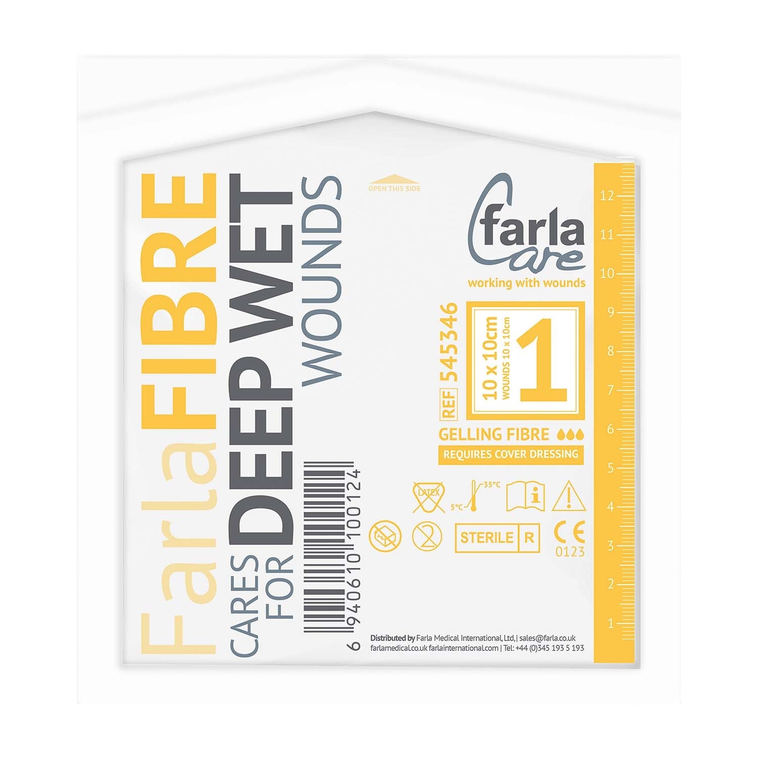 FarlaFIBRE Gelling Fibre | 10 x 10cm | Pack of 5 (2)