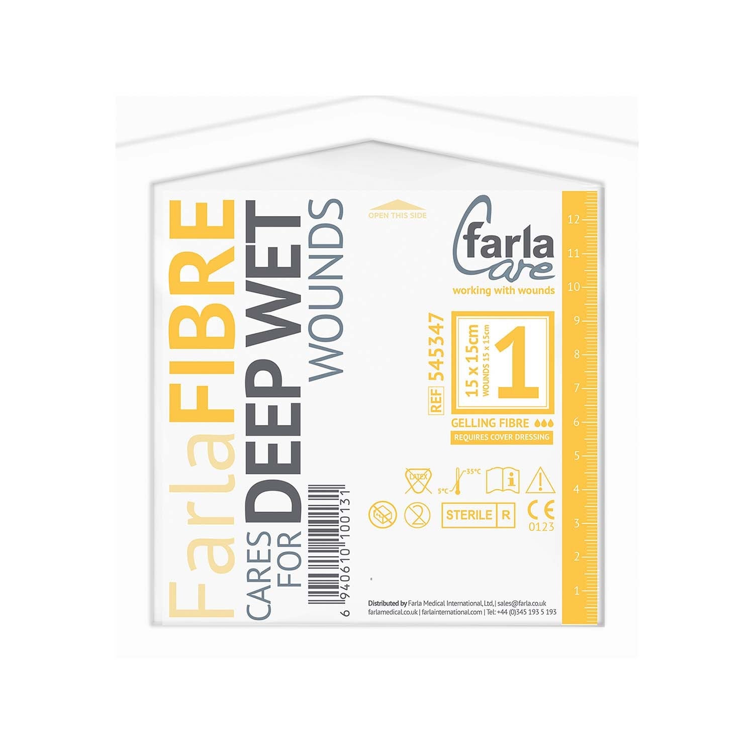 FarlaFIBRE Gelling Fibre | 15 x 15cm | Pack of 5 | Short Expiry Date (2)