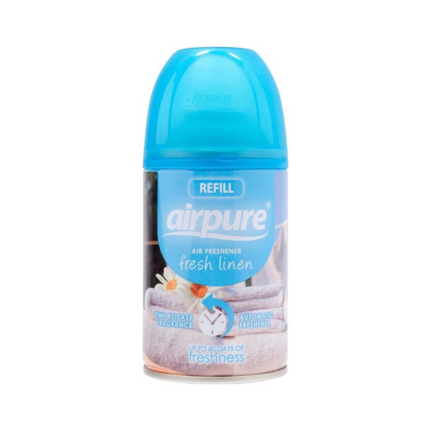 Airpure Air Freshener | Freshmatic Refill Room Spray | Linen | 250ml