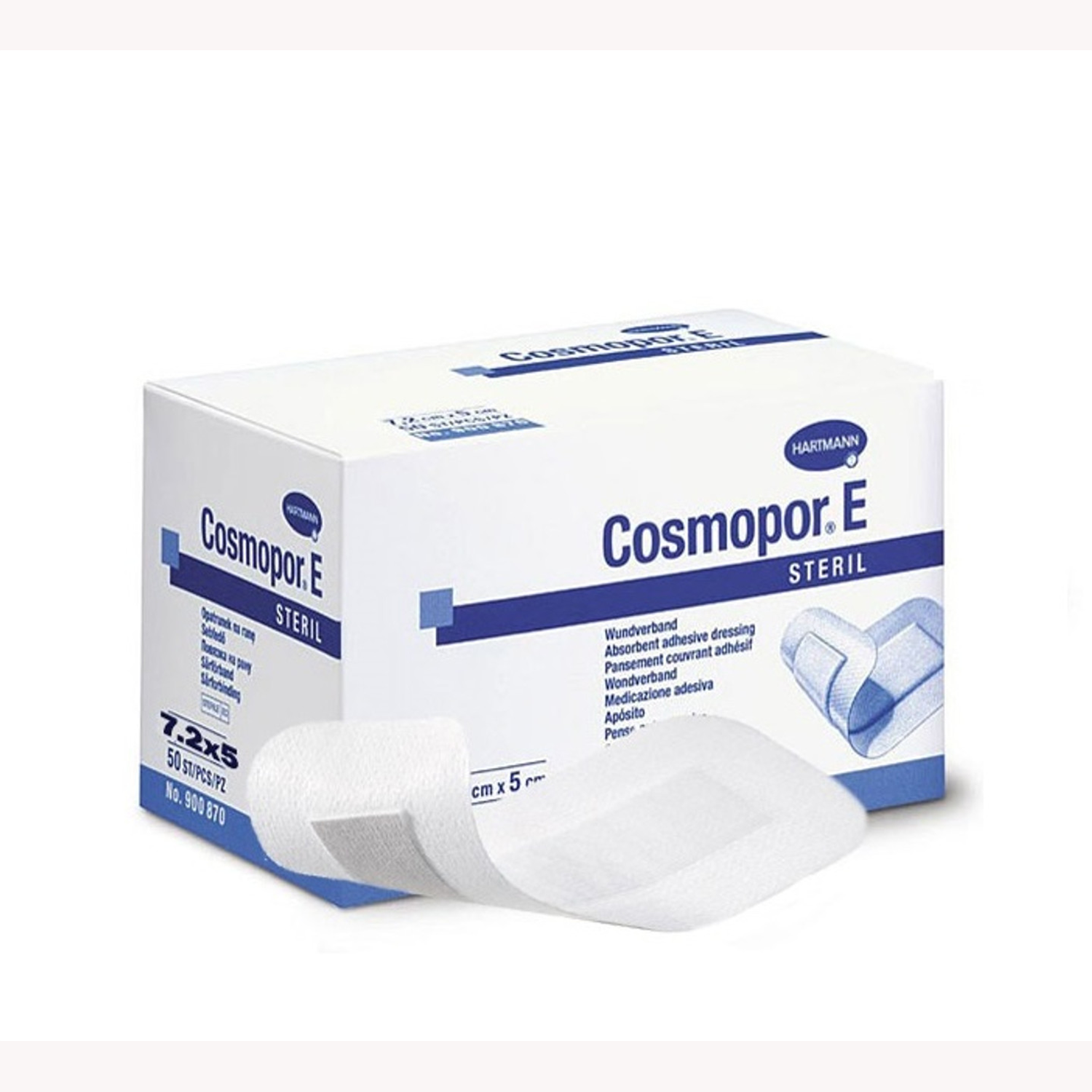 Cosmopor Sterile Absorbent Adhesive Dressings | 10 x 35cm | IM 5.5 x 30.5cm | Pack of 25 (1)