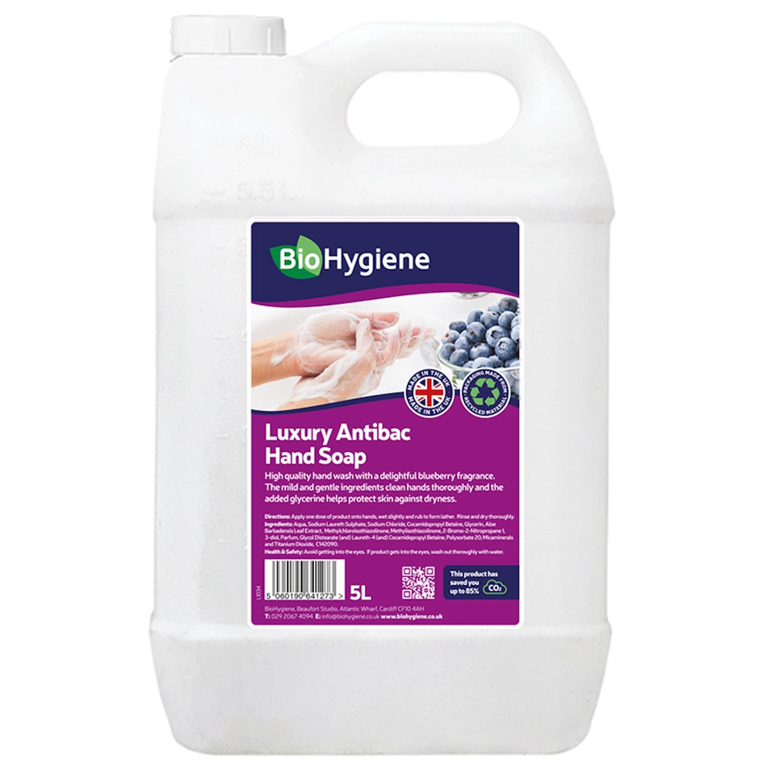 BioHygiene Luxury Antibac Hand Soap | 5L | Single