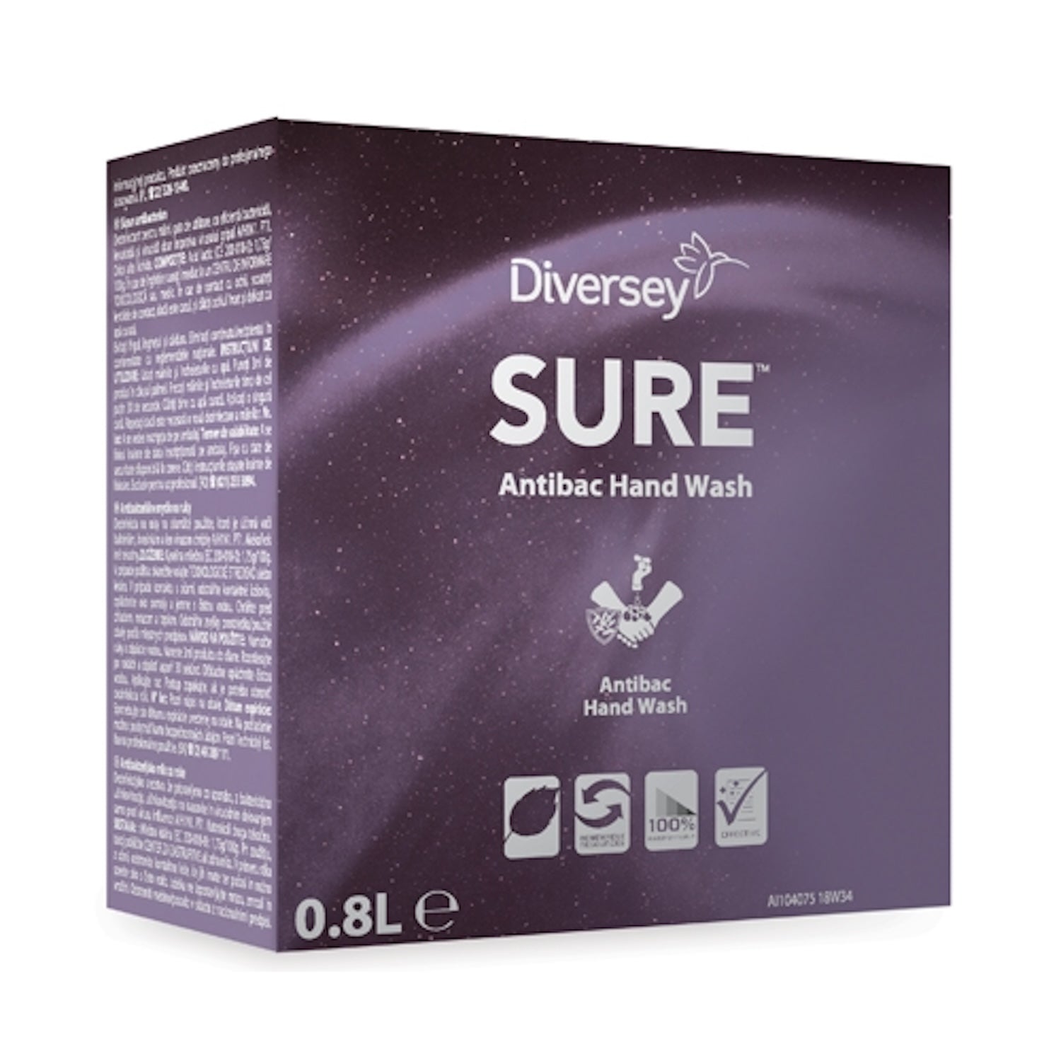 Diversey Sure Antimicrobial Hand Wash | Single | 800ml