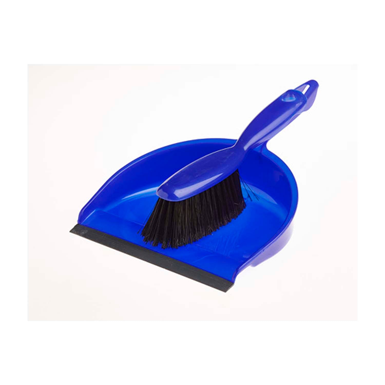 Dustpan & Brush Set | Soft Bristle | Blue | Single