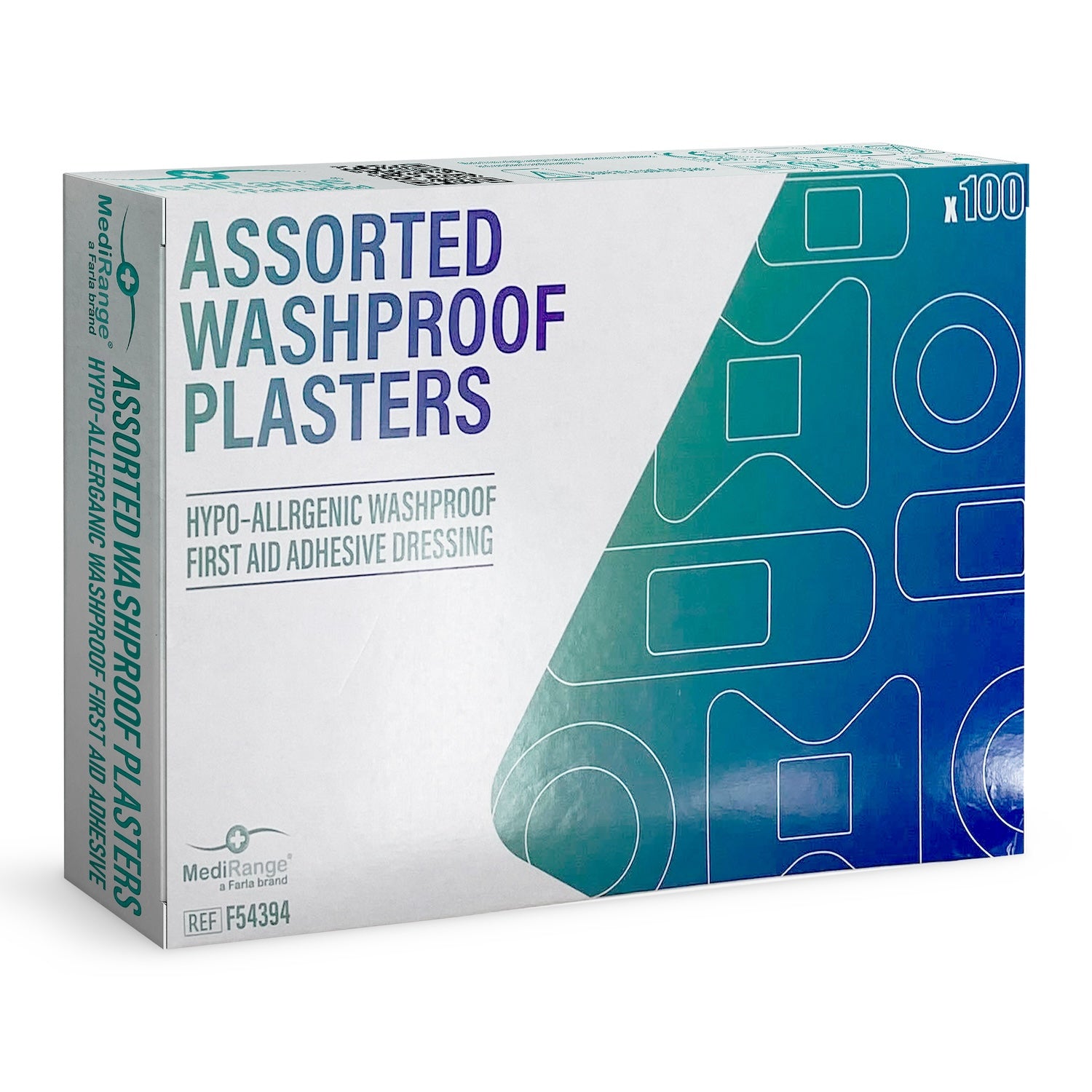 MediRange Assorted Plasters | Washproof | Pack of 100