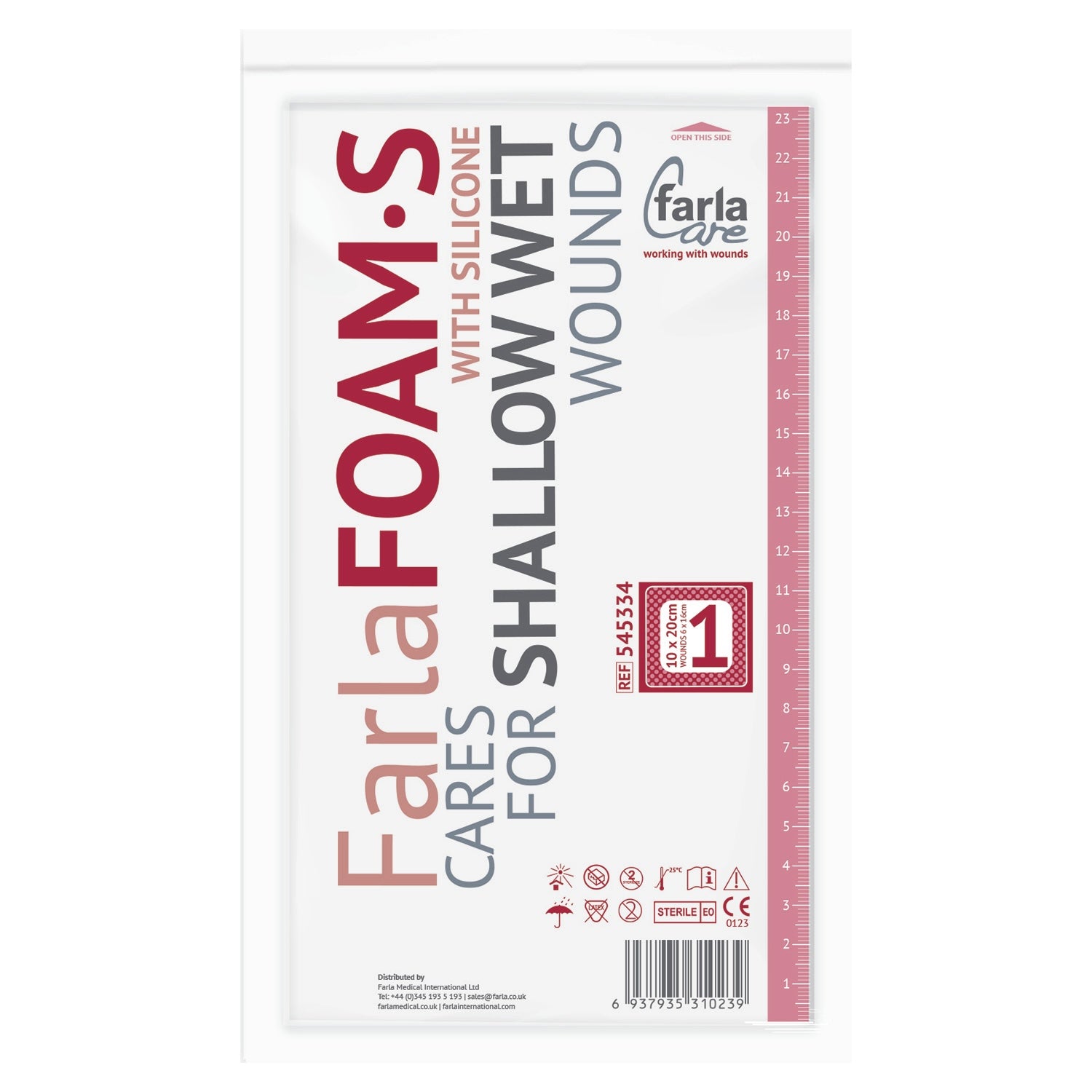 FarlaFOAM S Silicone Foam (Bordered) | 10 x 20cm | Pack of 5 (2)