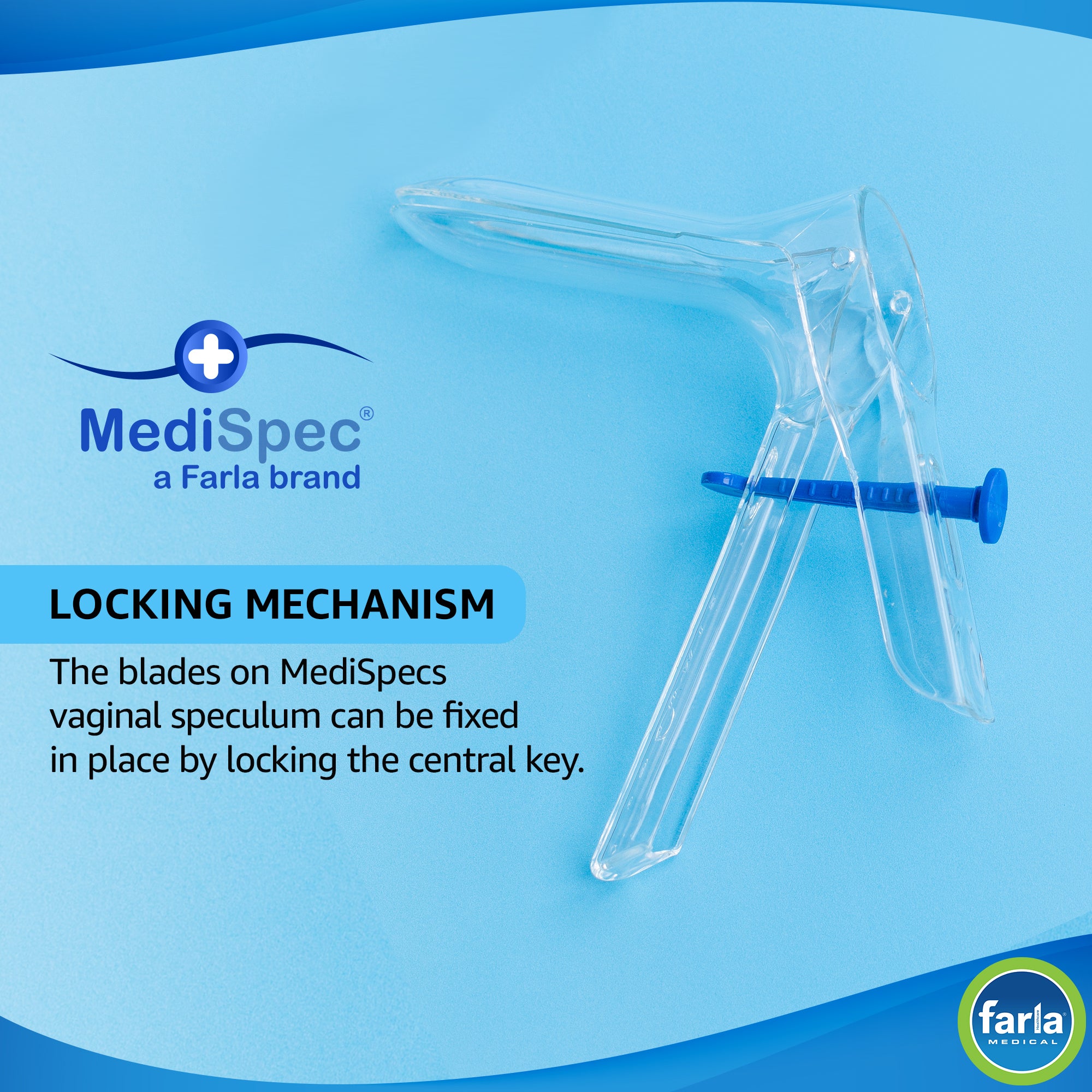 MediSpec Cusco Vaginal Speculum (Locking Mechanism) | Pack of 100 (7)