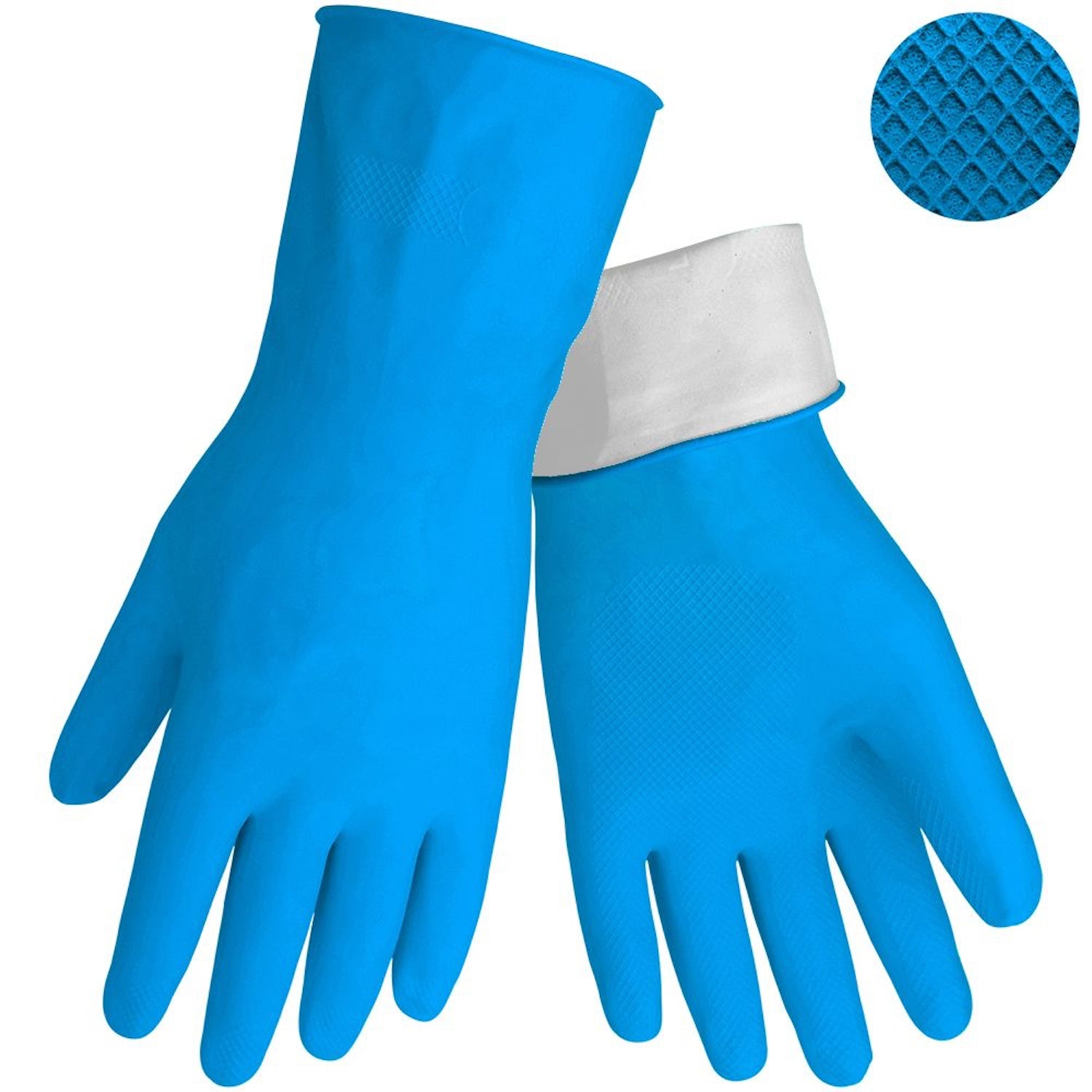 Rubber Gloves | Blue | XLarge | Single & Rubber Gloves | Blue | Small | Single