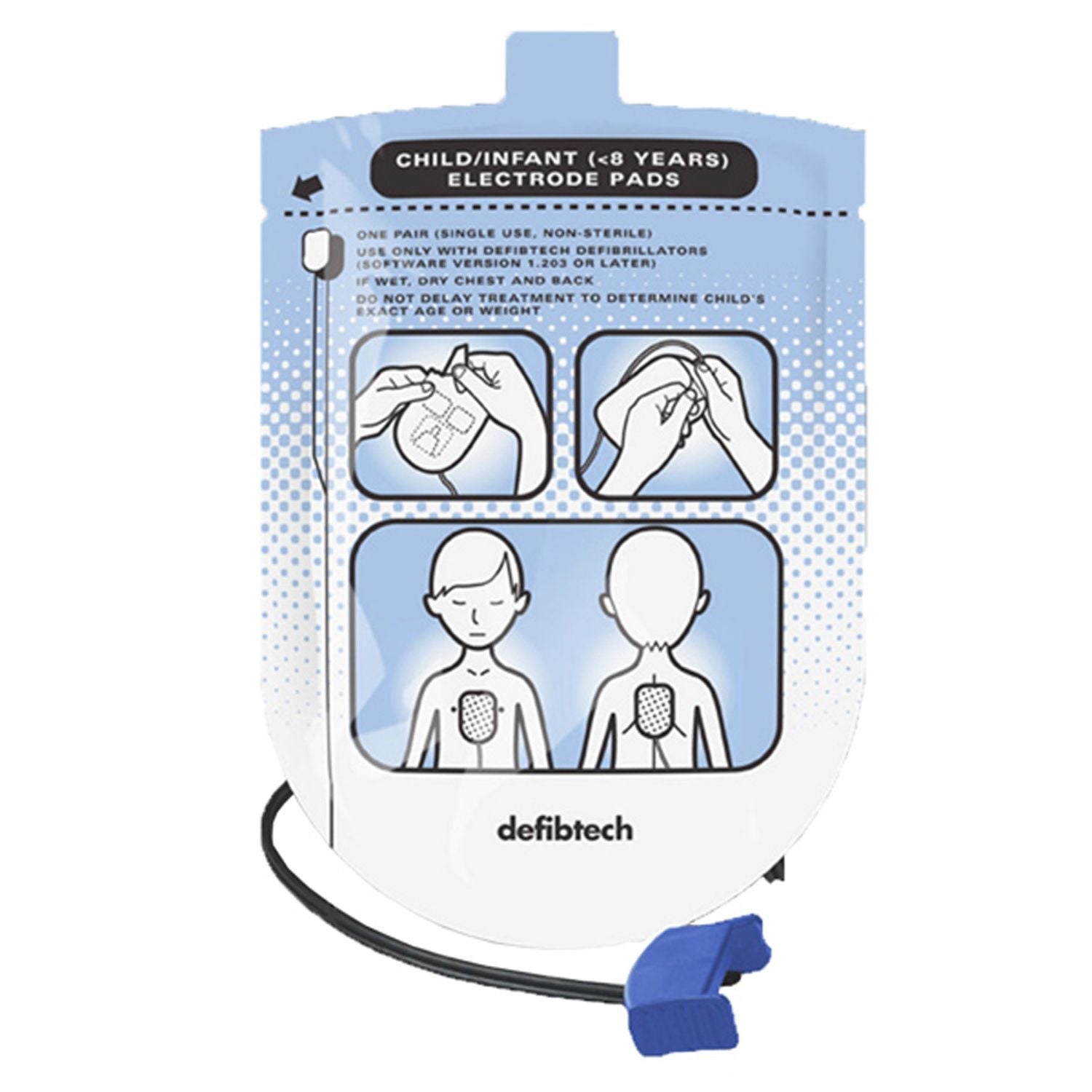 Defibtech Lifeline AED Paediatric Pads (AED & Auto) | 1 Pair