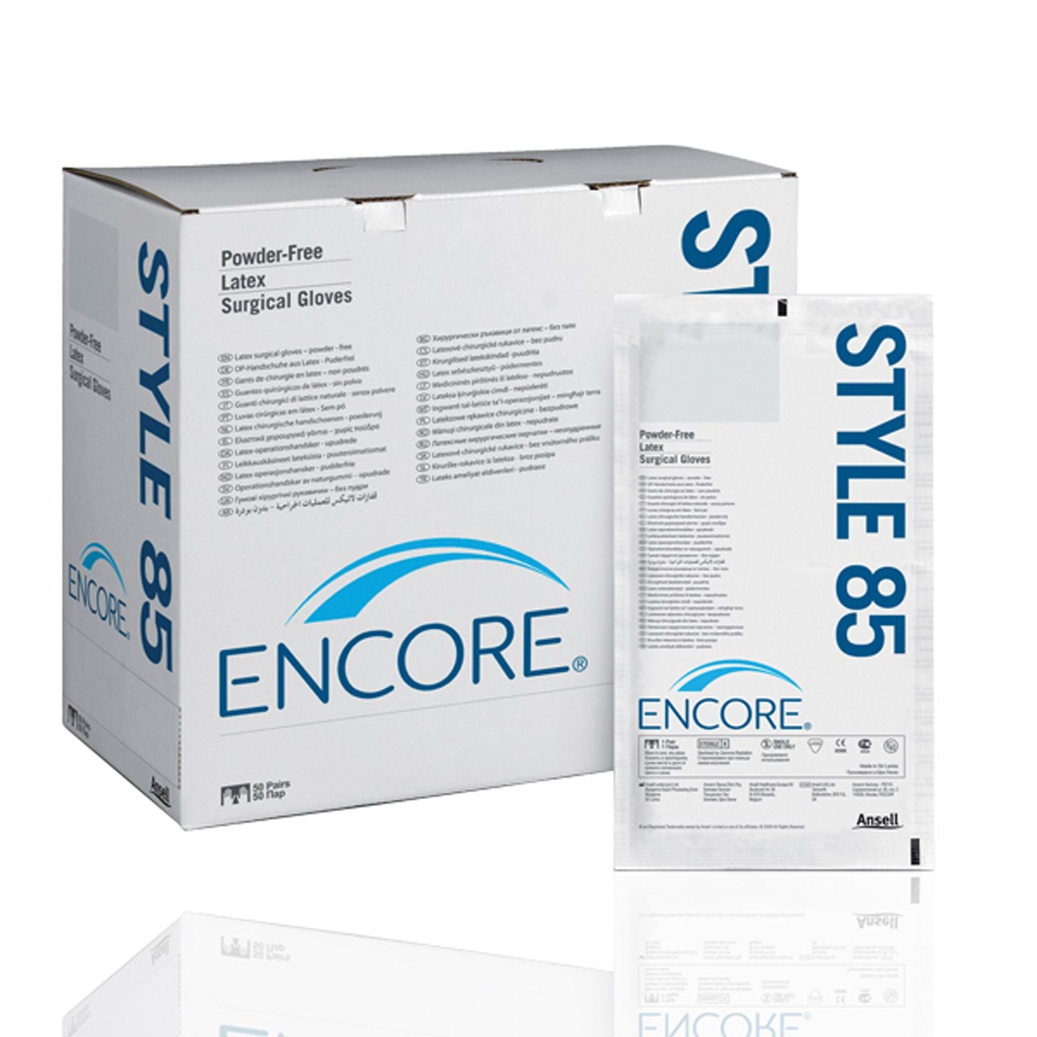Encore85 Powder Free Latex Gloves | 7 | Pack of 50 Pairs