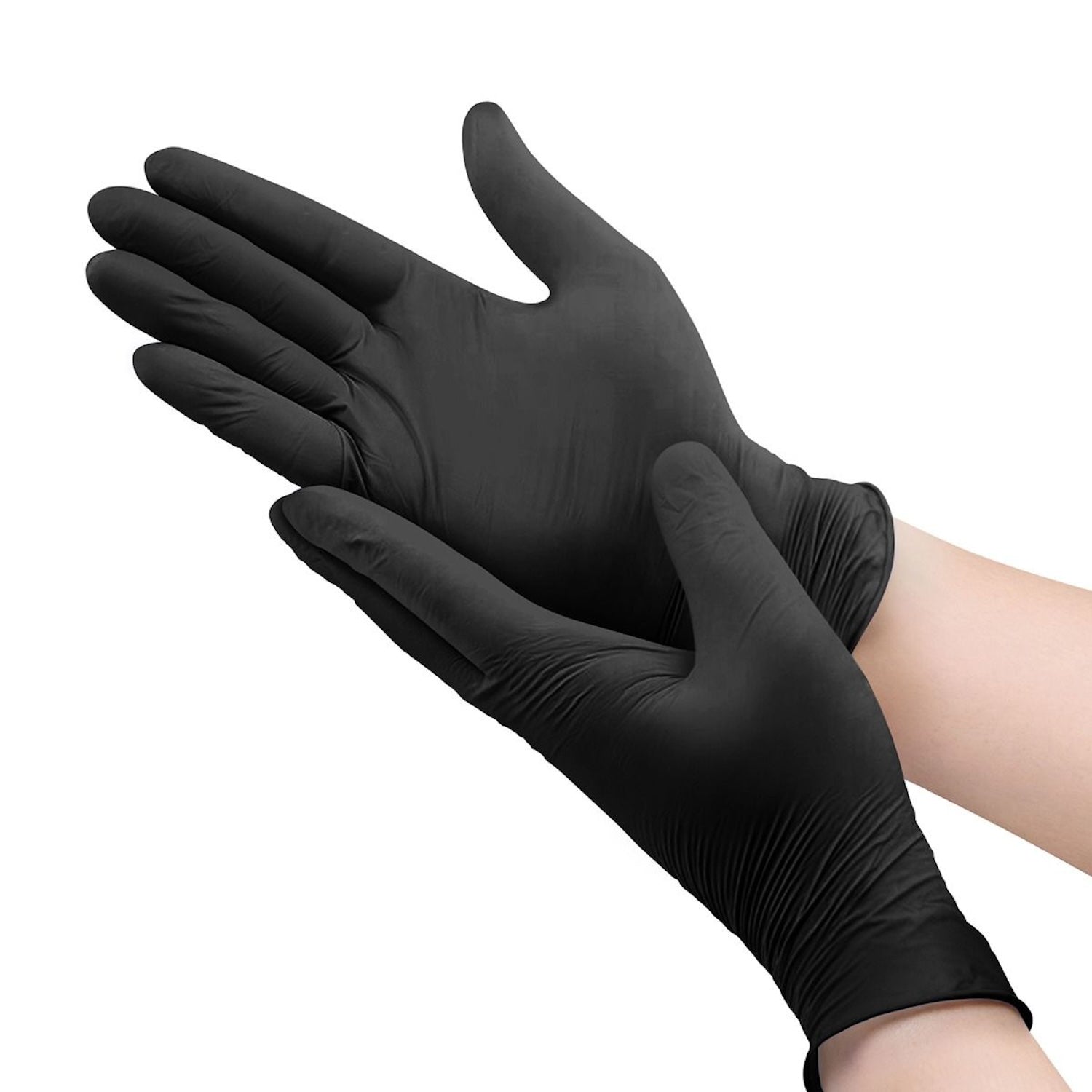 Ansell MicroFlex MidKnight Touch Nitrile Gloves | Powder Free | Black | Pack of 100 Pieces (1)