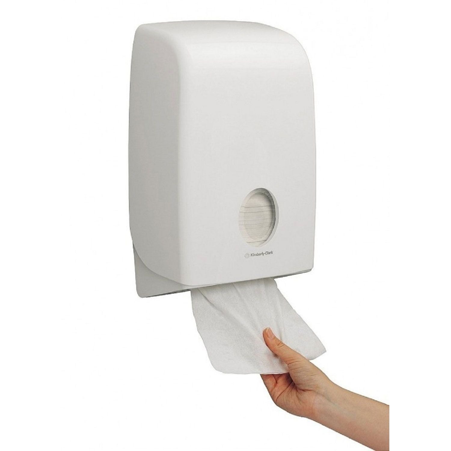 Hand Towel Dispenser - Aqua White