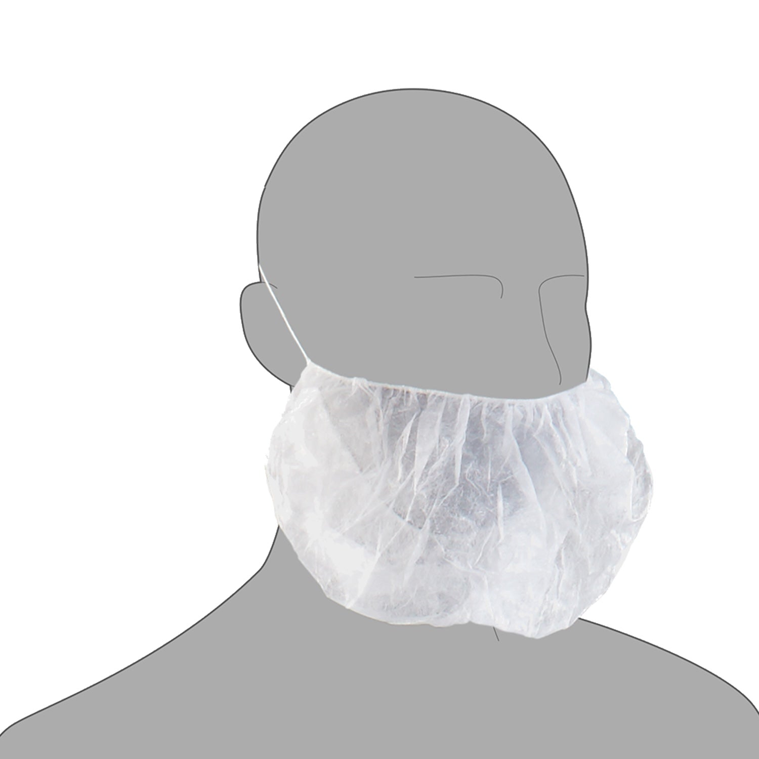 Non Woven Beard Masks | Case of 900 | Short Expiry Date (3)