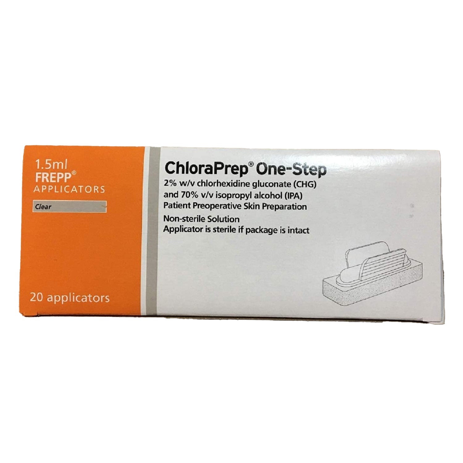 ChloraPrep Frepp Applicator | 1.5ml | Pack of 20 (1)