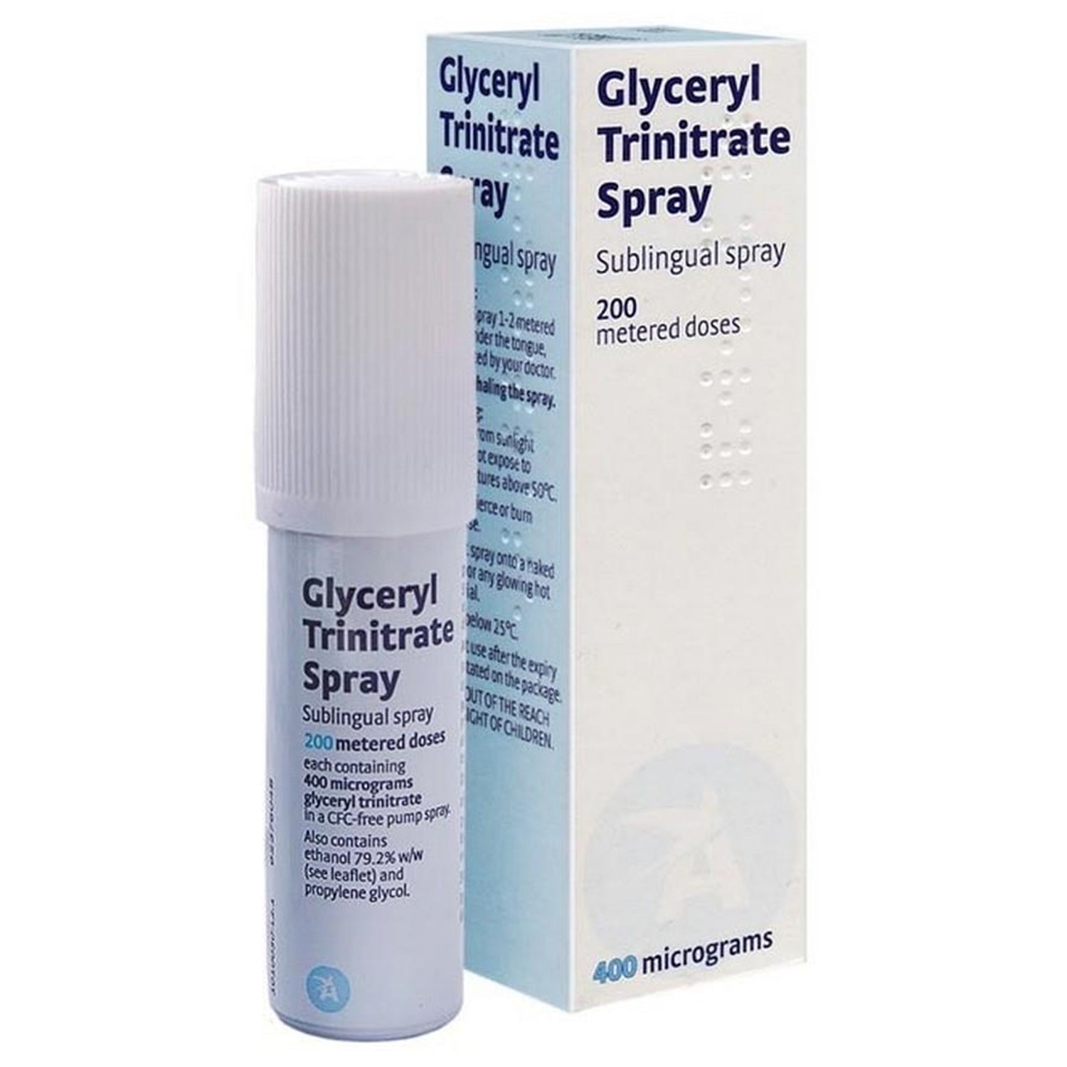 Glyceryl Trinitrate Spray | 400mcg | P | Single