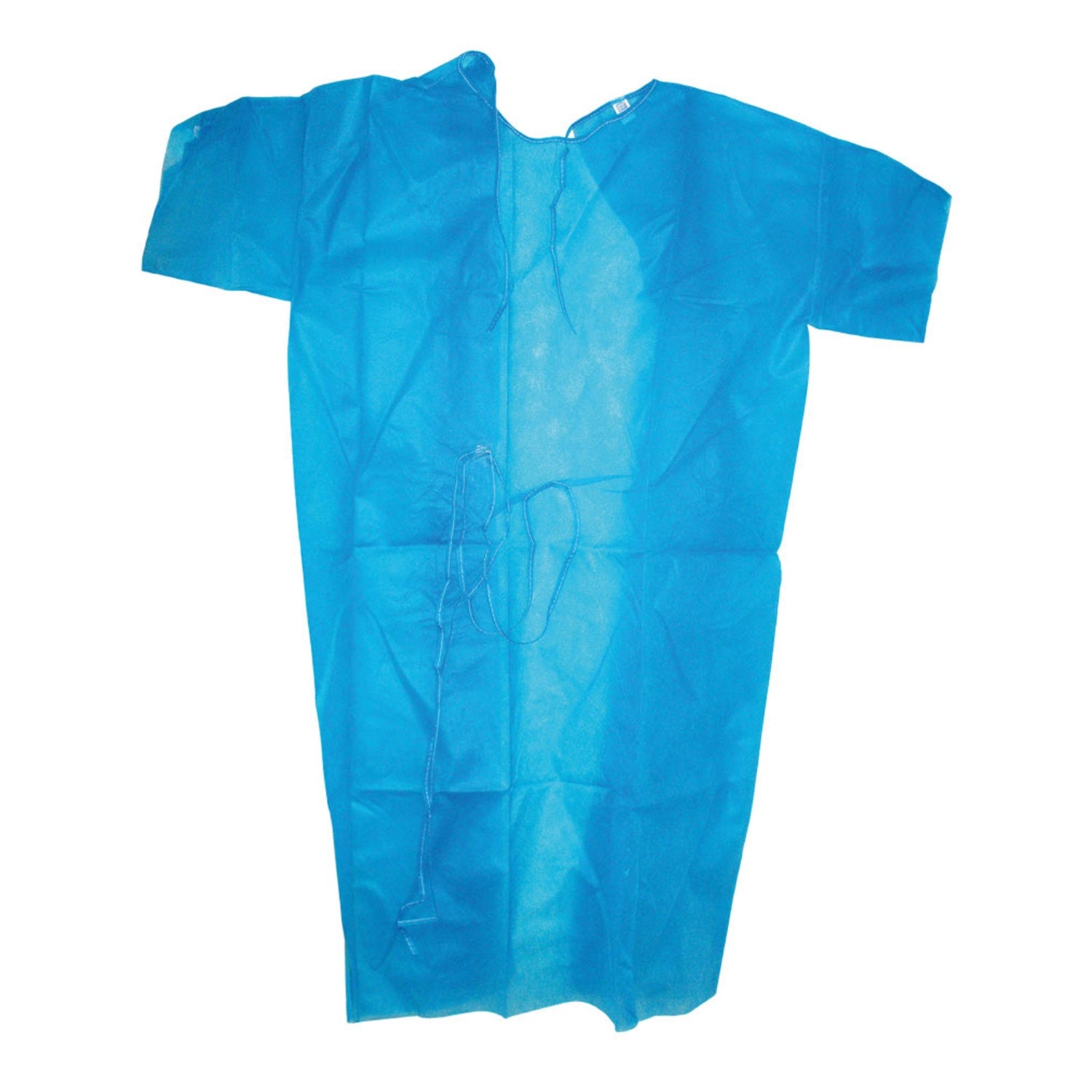 Premier Examination Gown | Short Sleeves | Blue | Pack of 50 (2)
