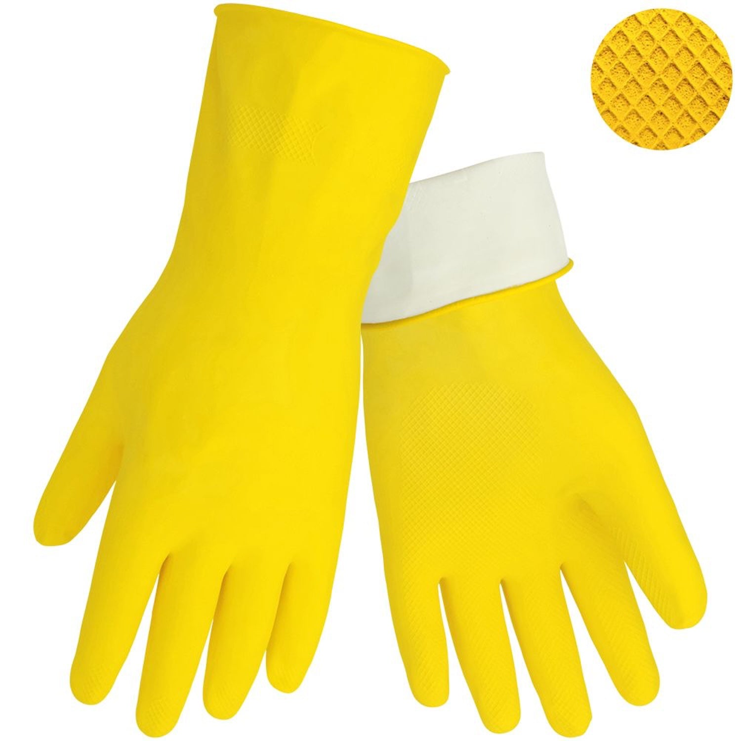 Rubber Gloves | Yellow | XLarge | Single & Rubber Gloves | Yellow | Small | Single