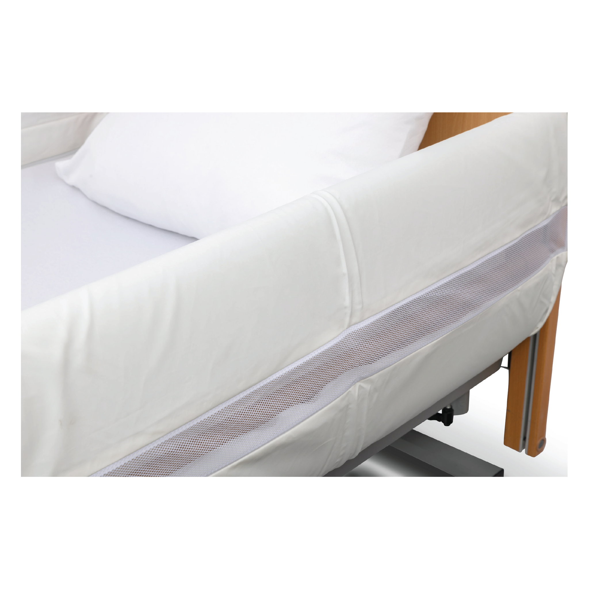 MRSA Resistant Bed Rail Protector | Standard Length Velcro Fastening | 137 x 87cm | Single (1)