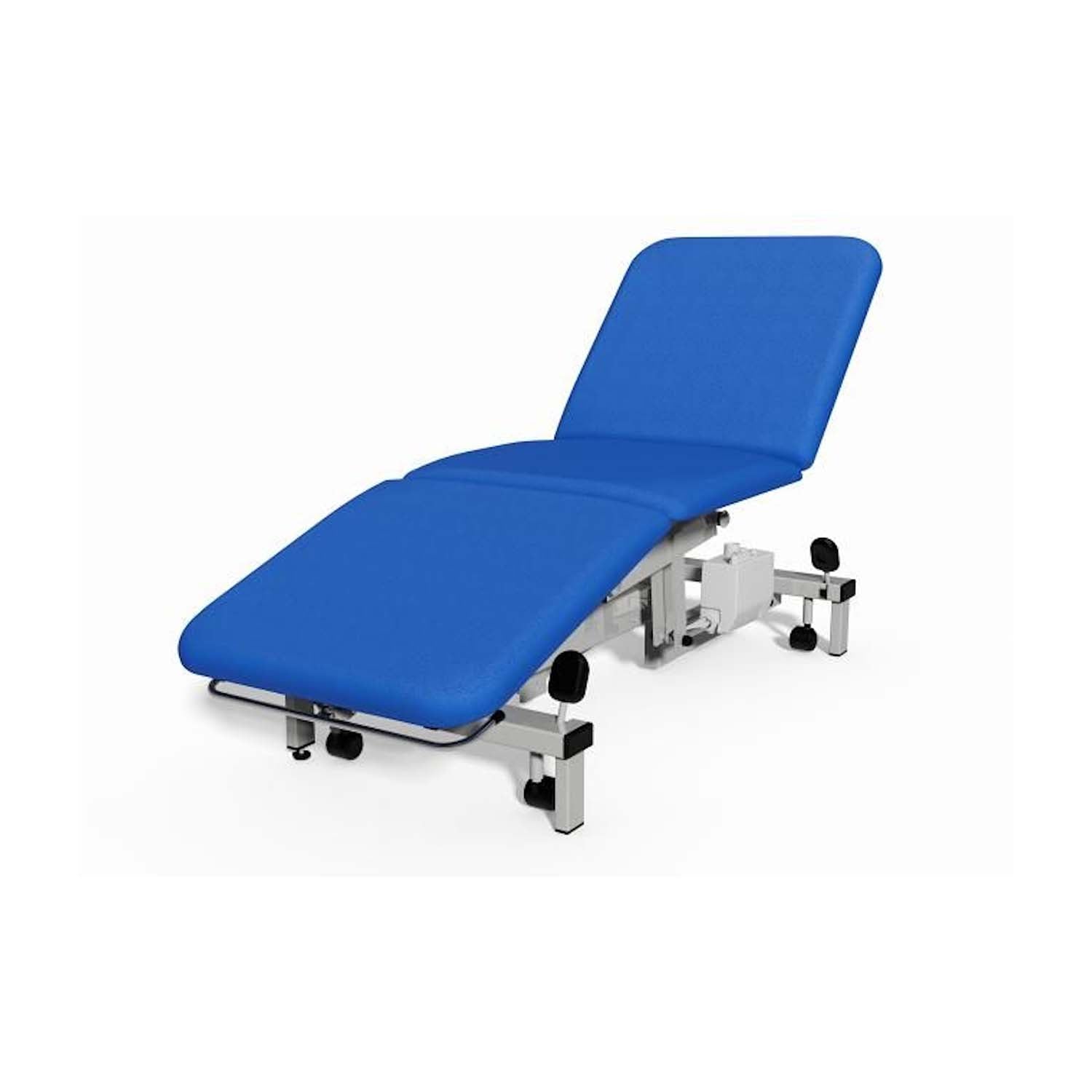 Plinth 2000 Model 503 3 Section Examination Couch | Hydraulic | Atlantic Blue