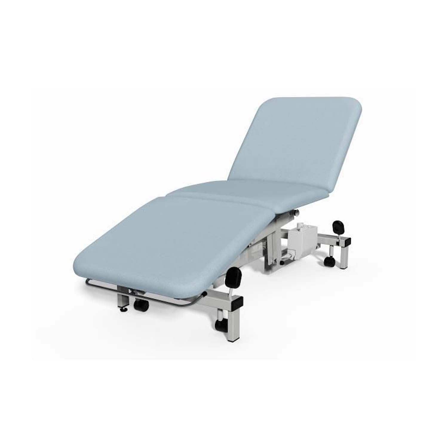 Plinth 2000 Model 503 3 Section Examination Couch | Hydraulic | Cool Blue