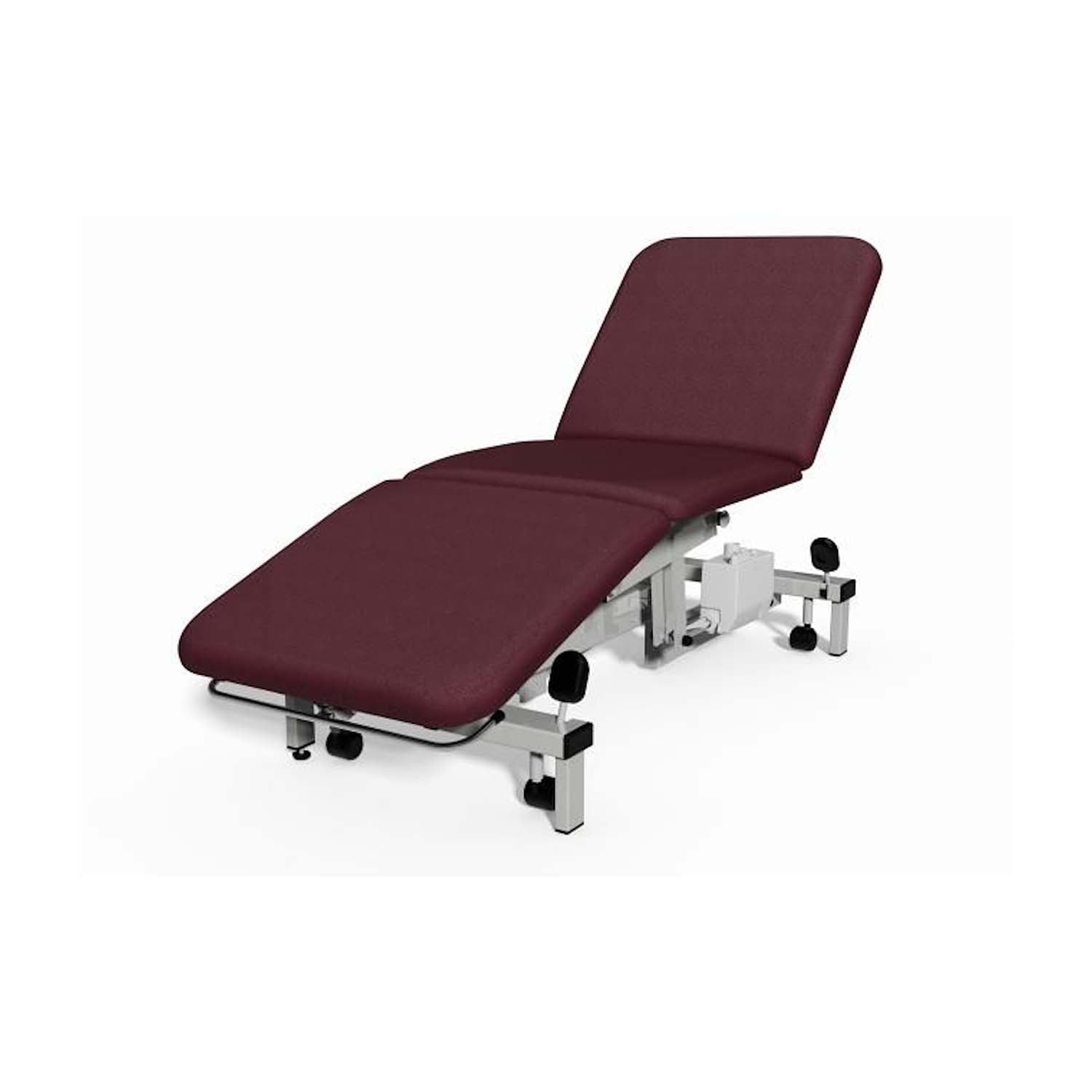 Plinth 2000 Model 503 3 Section Examination Couch | Hydraulic | Mulled Wine