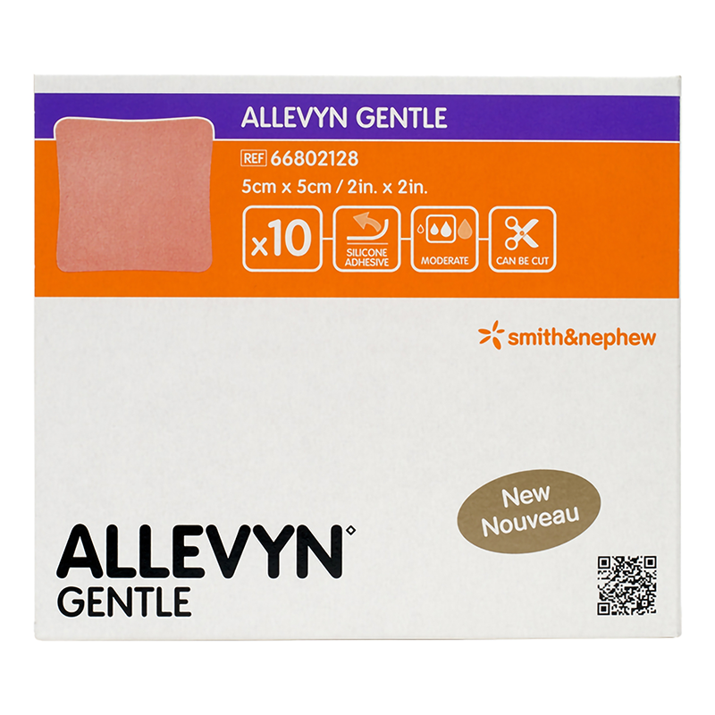 Allevyn Gentle Foam Dressing | 5 x 5cm | Pack of 10 (1)