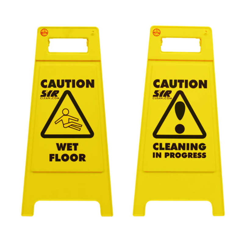 Wet Floor/Cleaning In Progress Safety Sign | Single