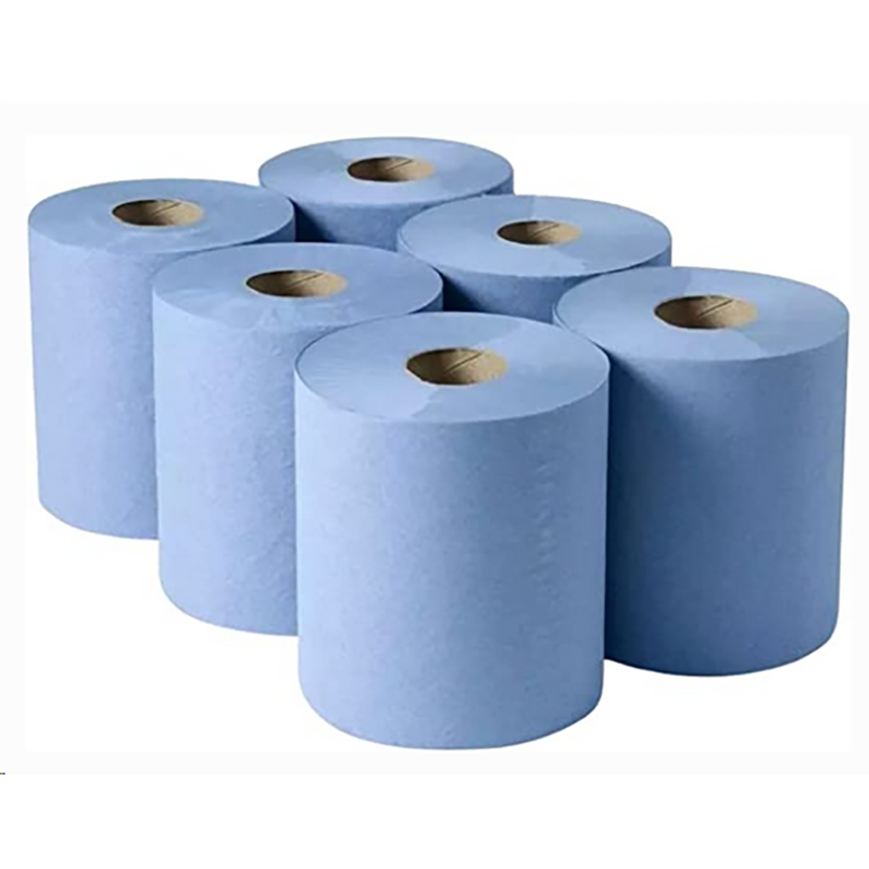 Apex Professional Centrefeed Roll | Embossed | 150m | 2ply | Blue | Pack of 6 Rolls