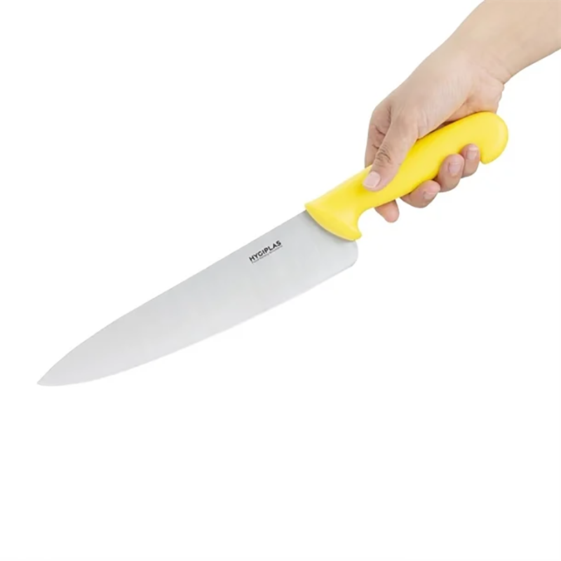Hygiplas Chef Knife | Yellow | 25cm | Single (1)